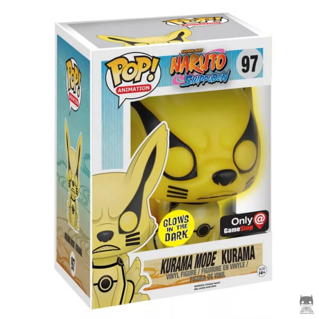 Kurama (Glow) Funko Pop! figure in its box