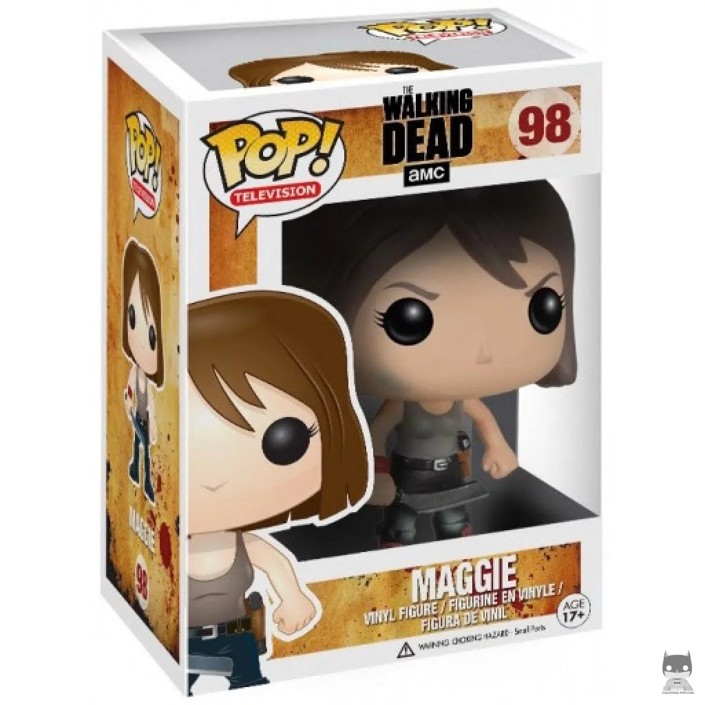 Carl Grimes (Bloody) Funko Pop! figure in its box