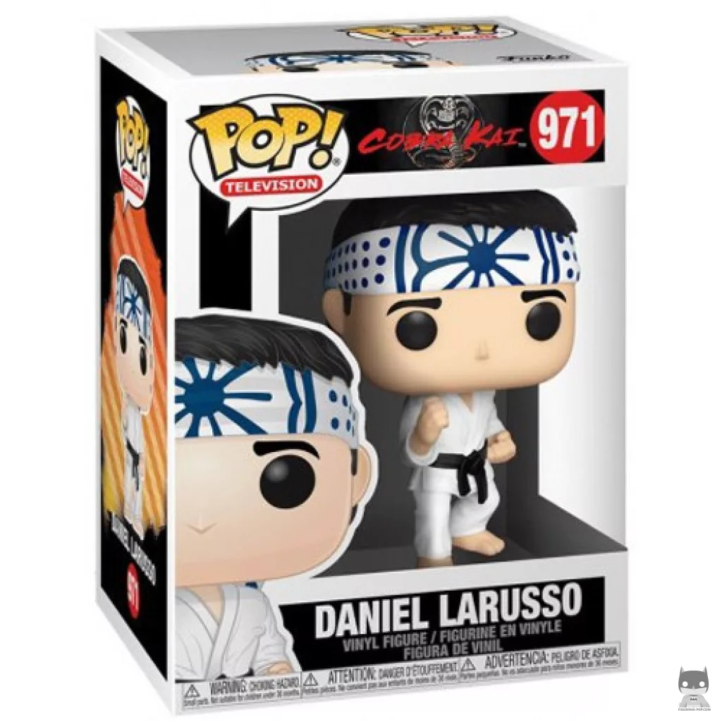 Daniel LaRusso Funko Pop! figure in its box