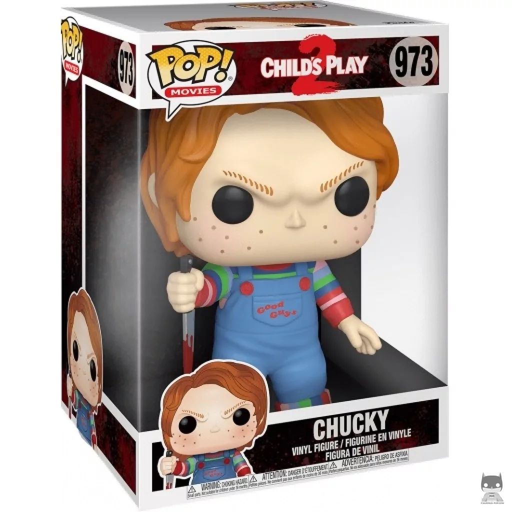 Chucky (Supersized) Funko Pop! figure in its box