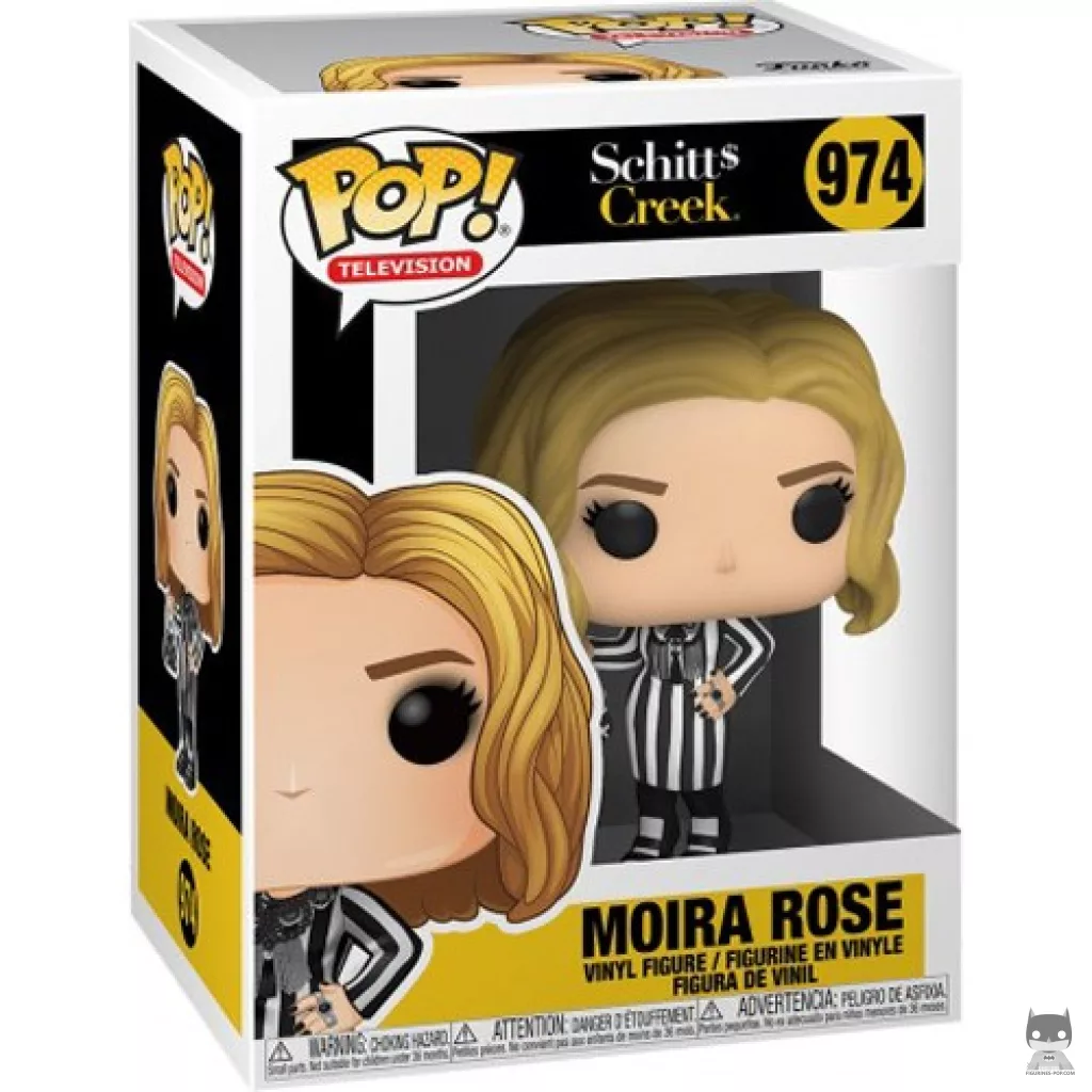 Moira Rose Funko Pop! figure in its box