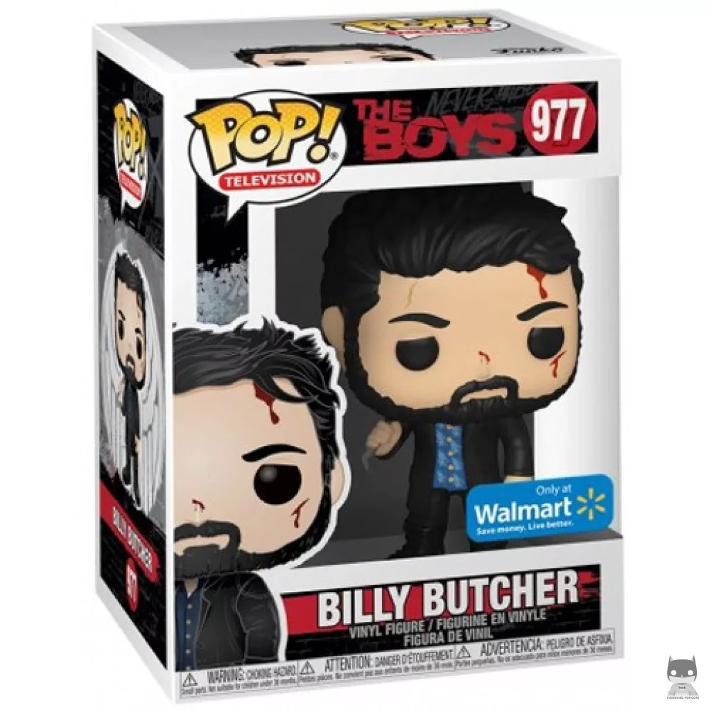 Billy Butcher (Bloody) Funko Pop! figure in its box