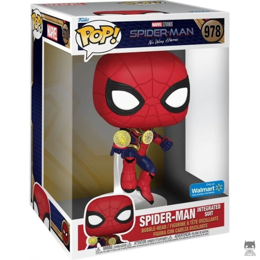 Spider-Man Integrated Suit Funko Pop! figure in its box