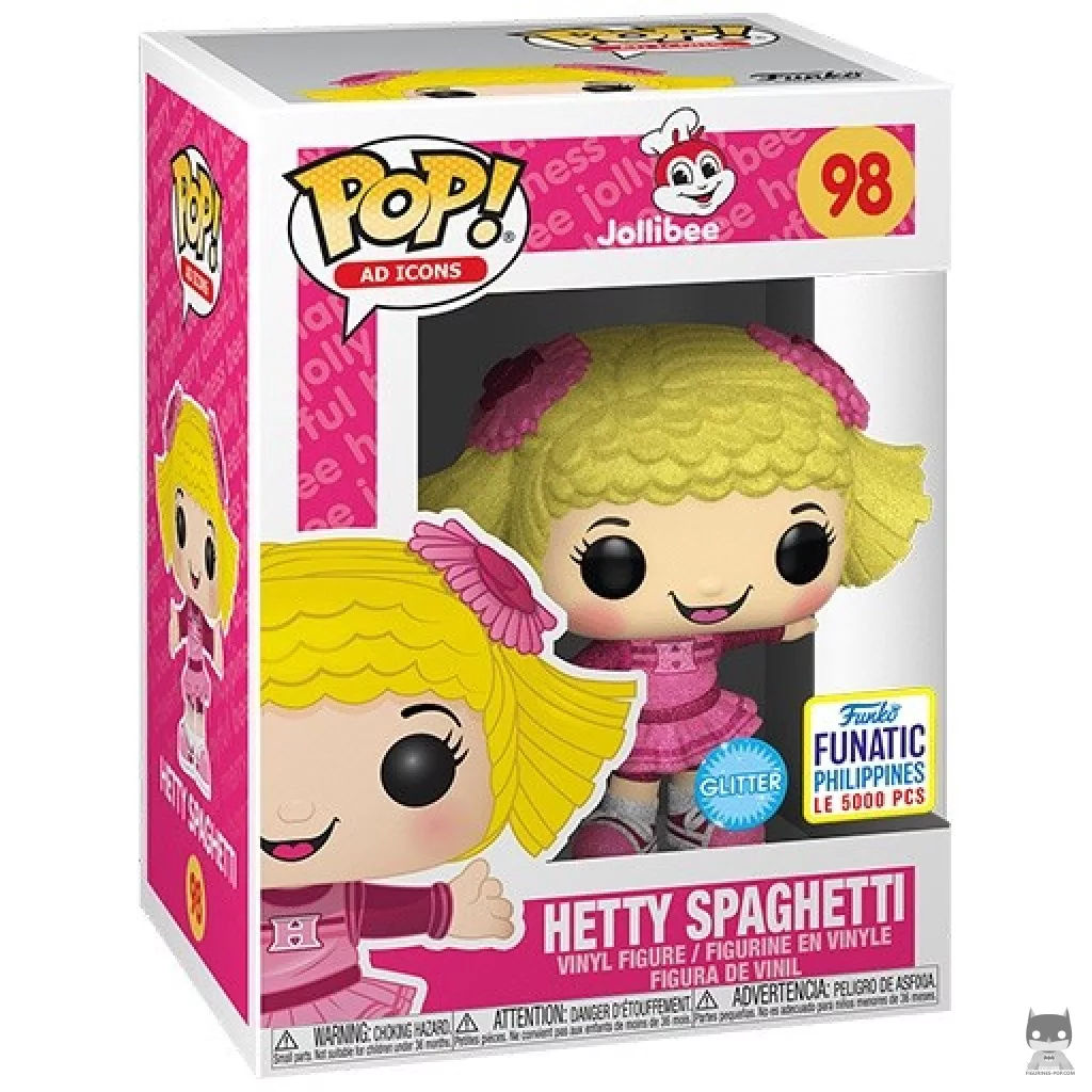 Hetty Spaghetti (Glitter) Funko Pop! figure in its box