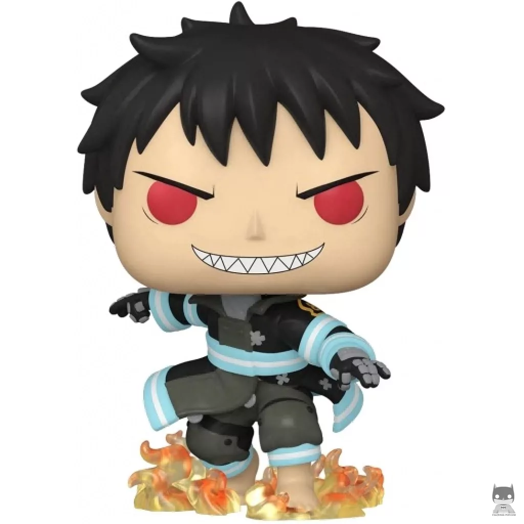 Shinra with Fire Funko Pop! figure (Fire Force)