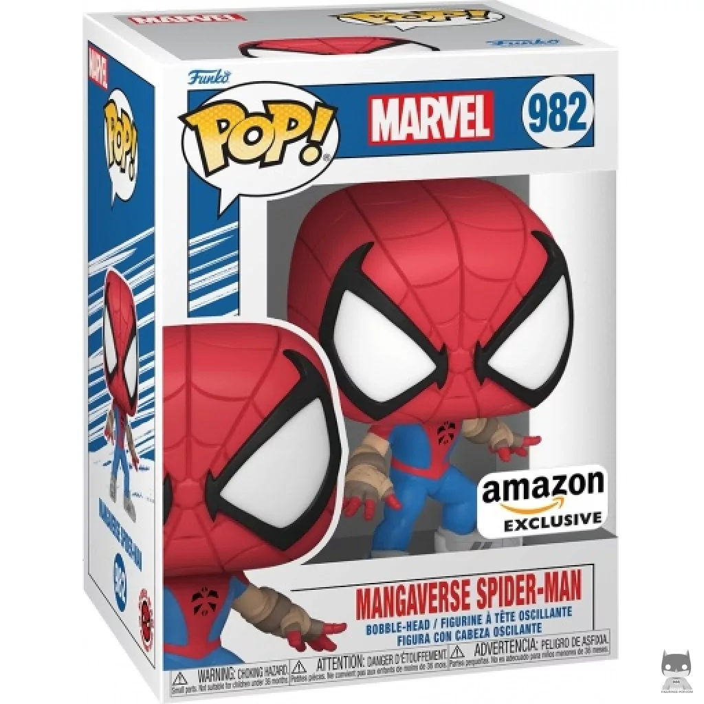 Mangaverse Spider-Man Funko Pop! figure in its box