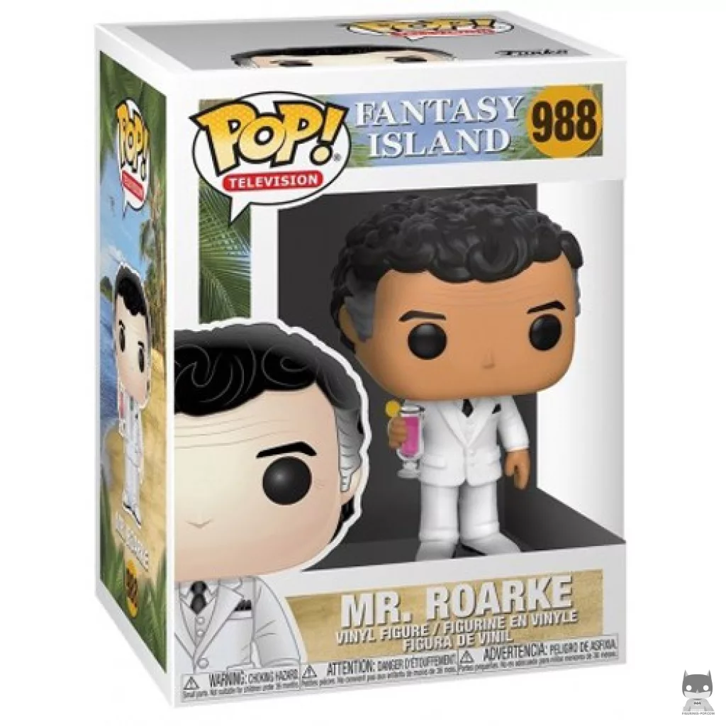 Mr. Roarke Funko Pop! figure in its box