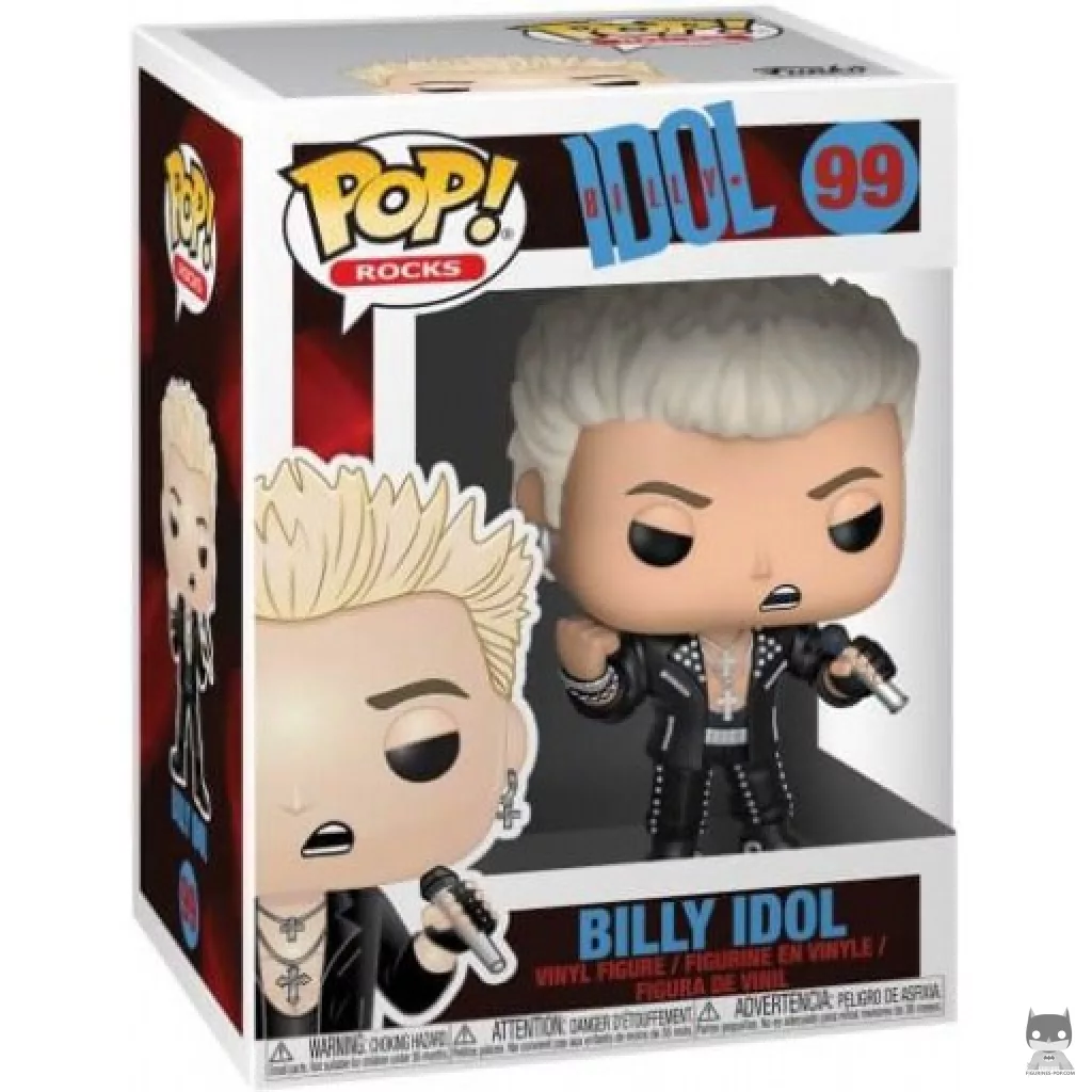 Billy Idol Funko Pop! figure in its box