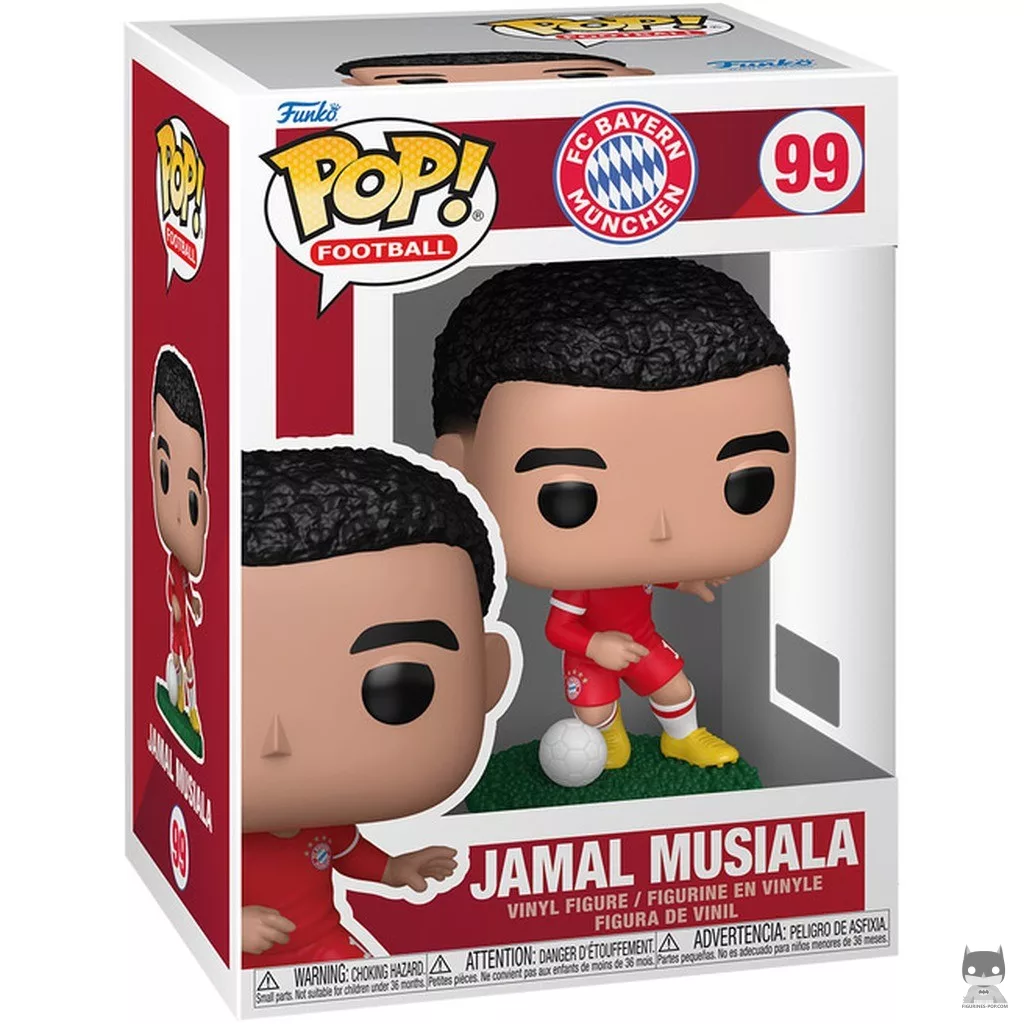 Jamal Musiala (Bayern Munich) Funko Pop! figure in its box