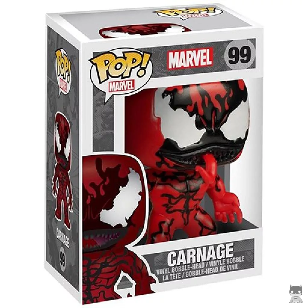 Carnage Funko Pop! figure in its box