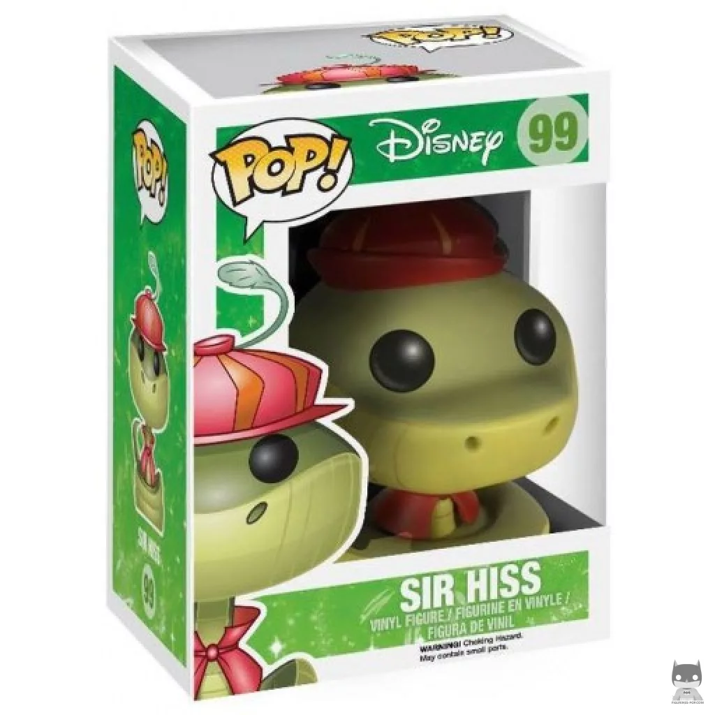 Sir Hiss Funko Pop! figure in its box