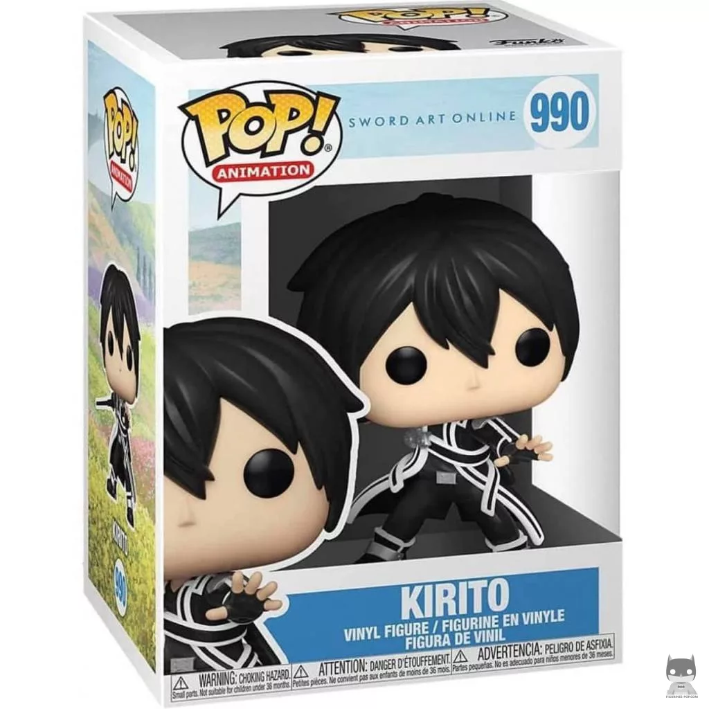 Kirito Funko Pop! figure in its box
