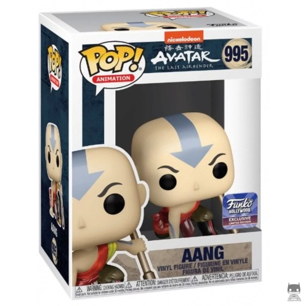Aang (Metallic) Funko Pop! figure in its box