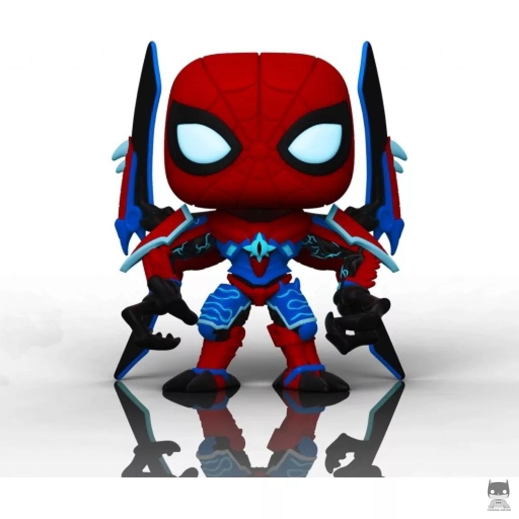 Spider-Man (Chase & Glow in the Dark) Funko Pop! figure (Mech Strike Monster Hunters)