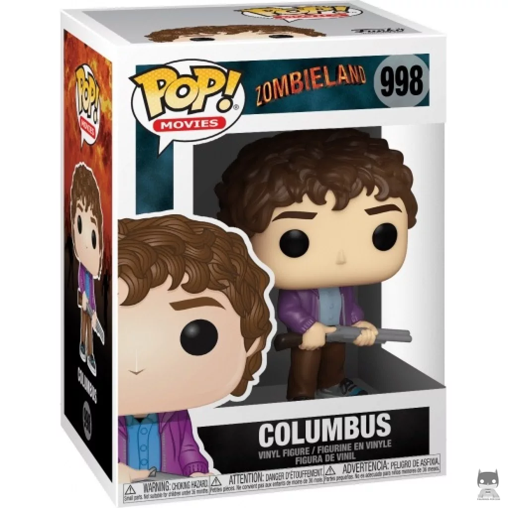Columbus Funko Pop! figure in its box