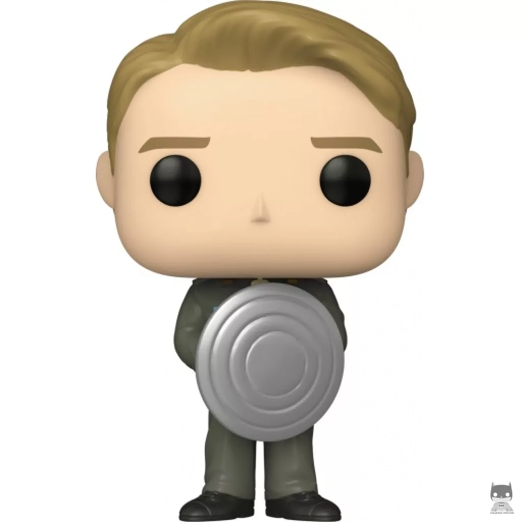 Captain America with Prototype Shield (Metallic) Funko Pop! figure (Captain America: Civil War)