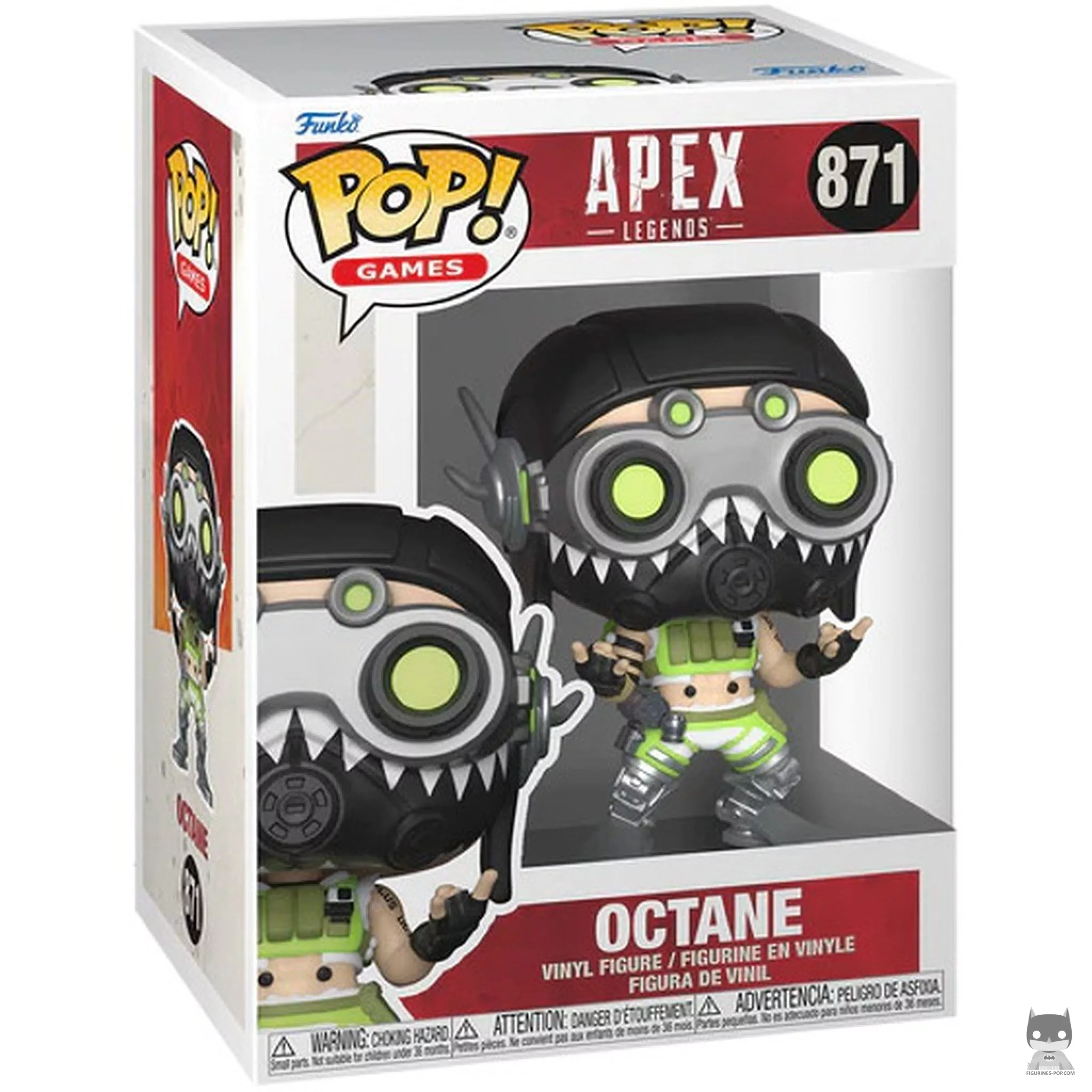 Octane Funko Pop! figure in its box