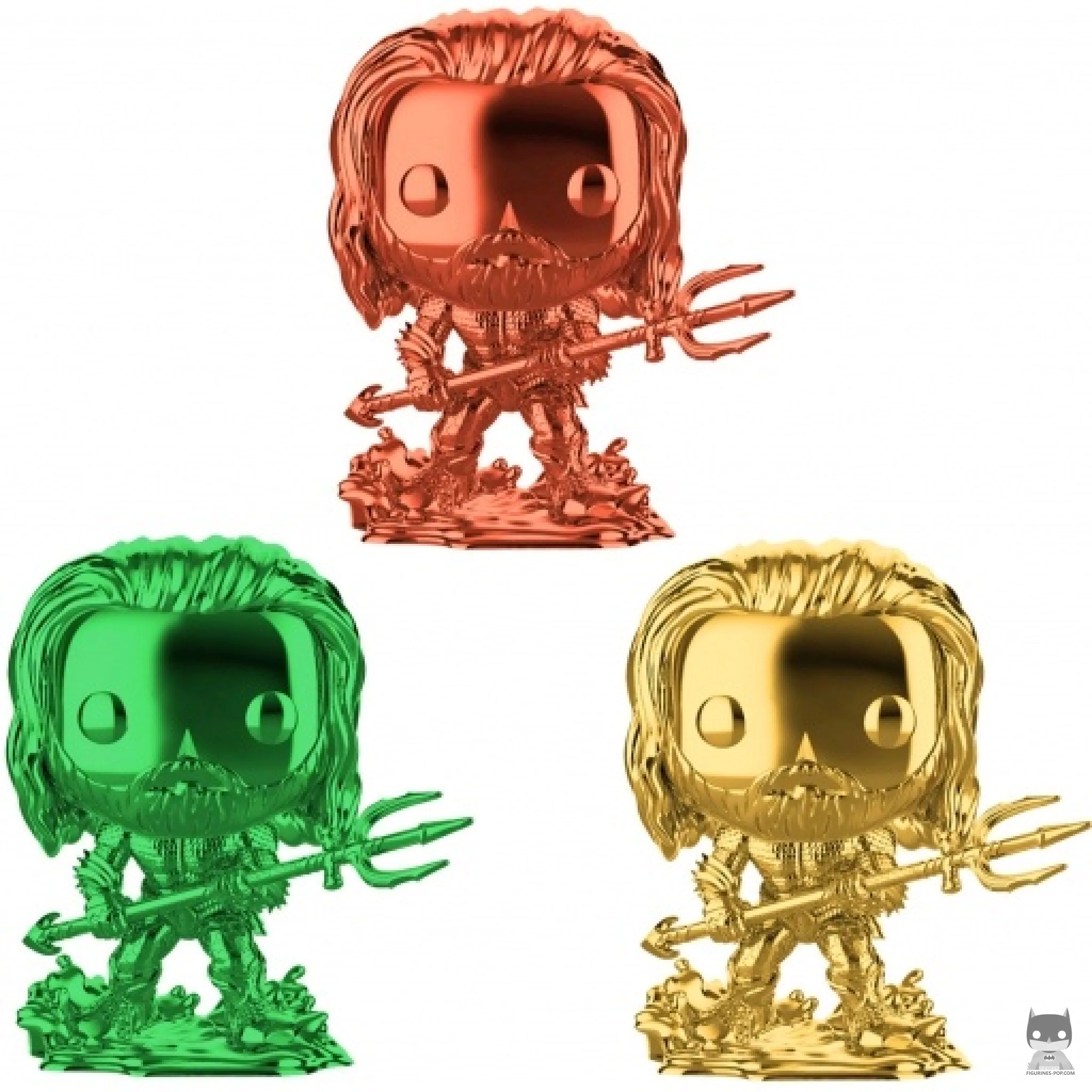 Arthur Curry in Hero Suit (Orange, Green & Gold Chrome) Funko Pop! figure (Aquaman)