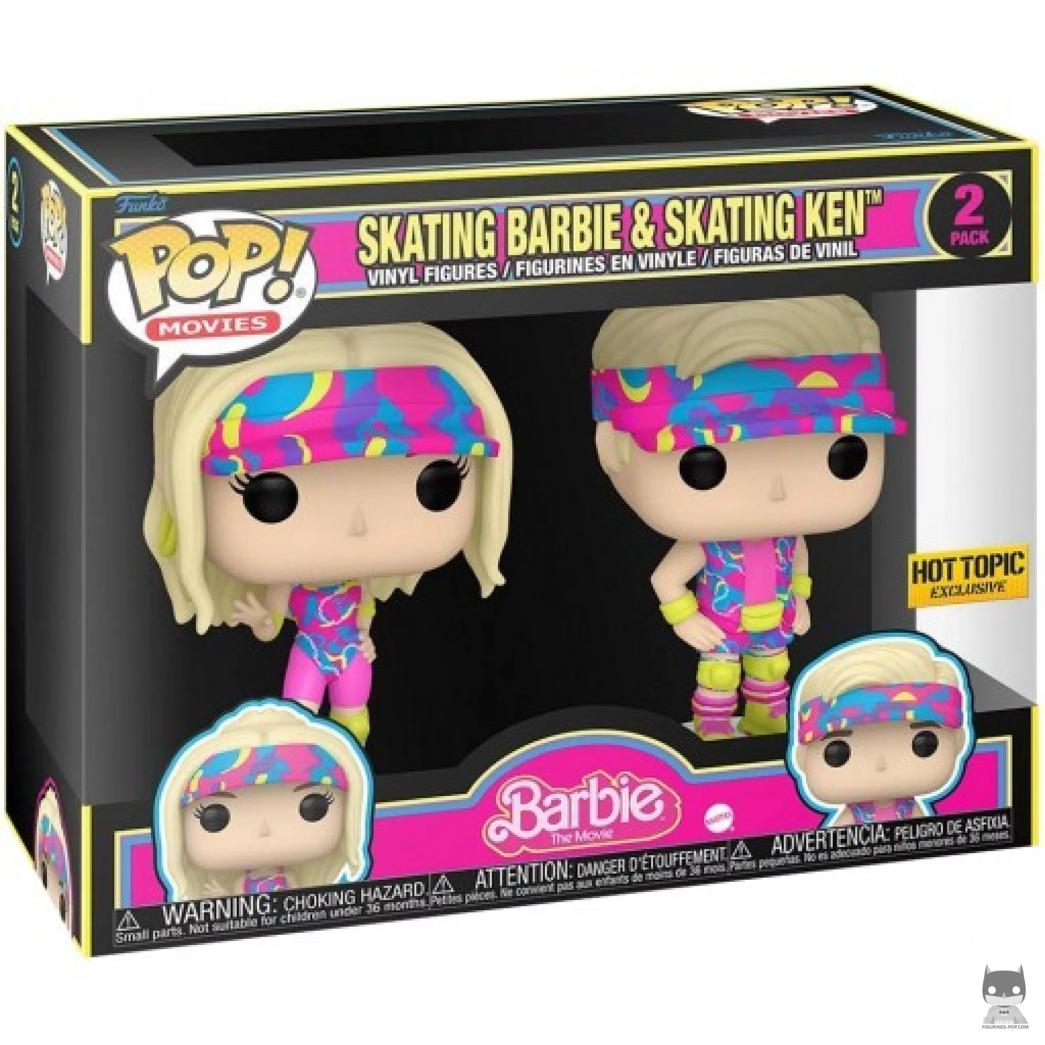 Skating Barbie & Skating Ken Funko Pop! figure in its box