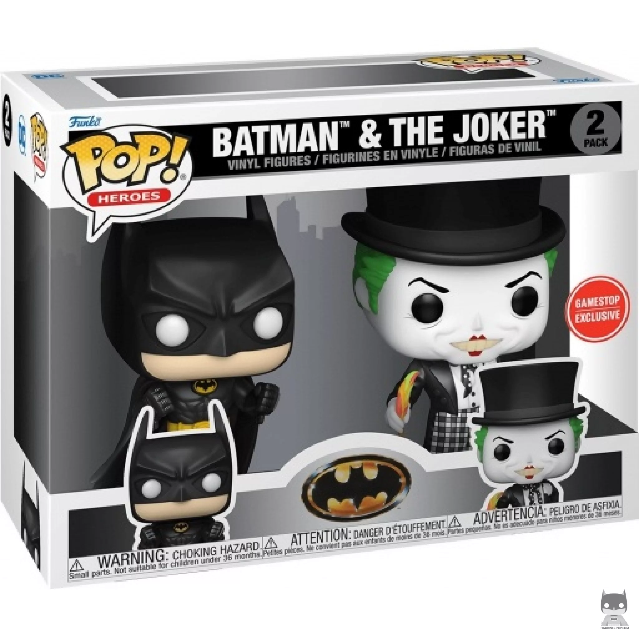 Batman & The Joker (Batman 1989) Funko Pop! figure in its box