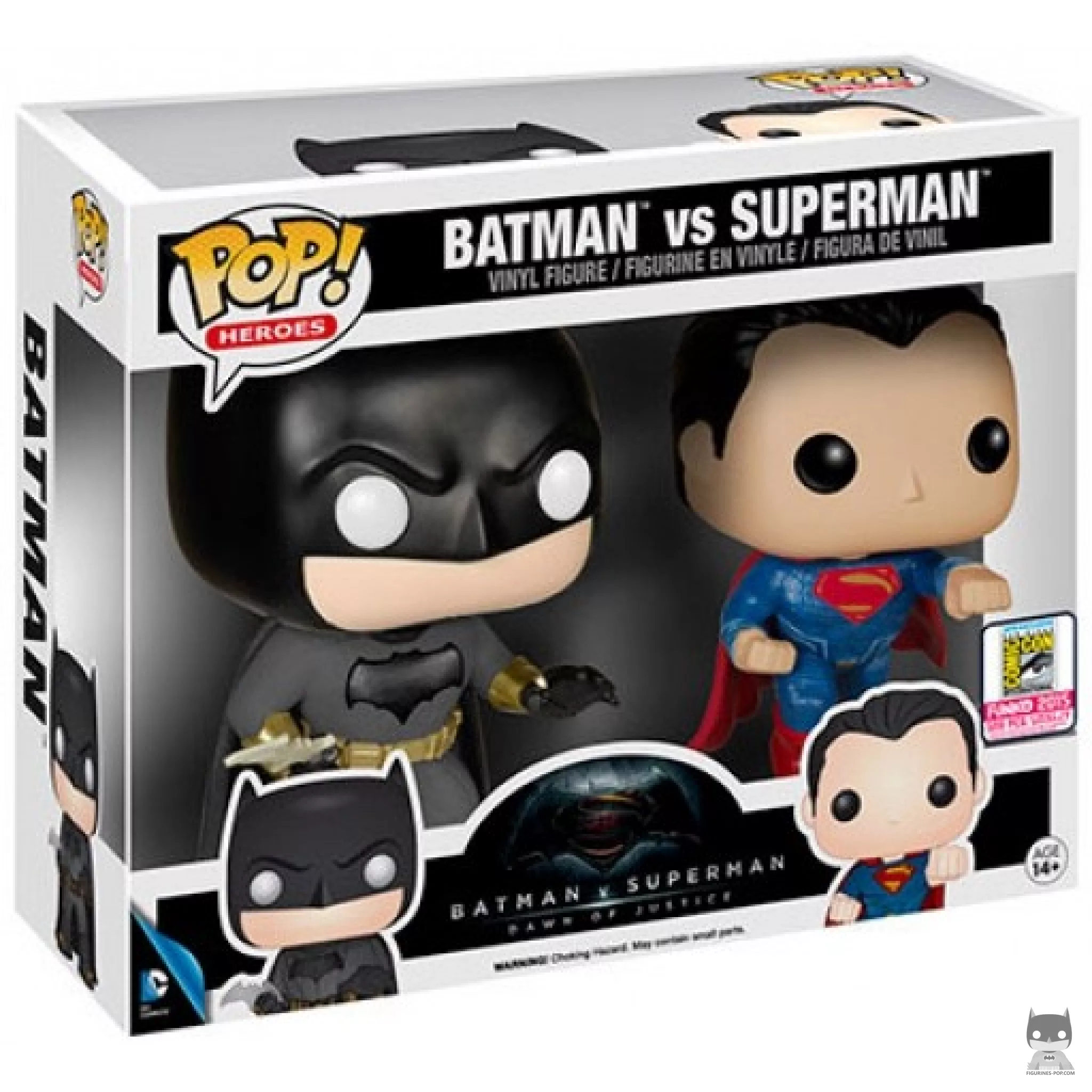 Batman vs Superman Funko Pop! figure in its box