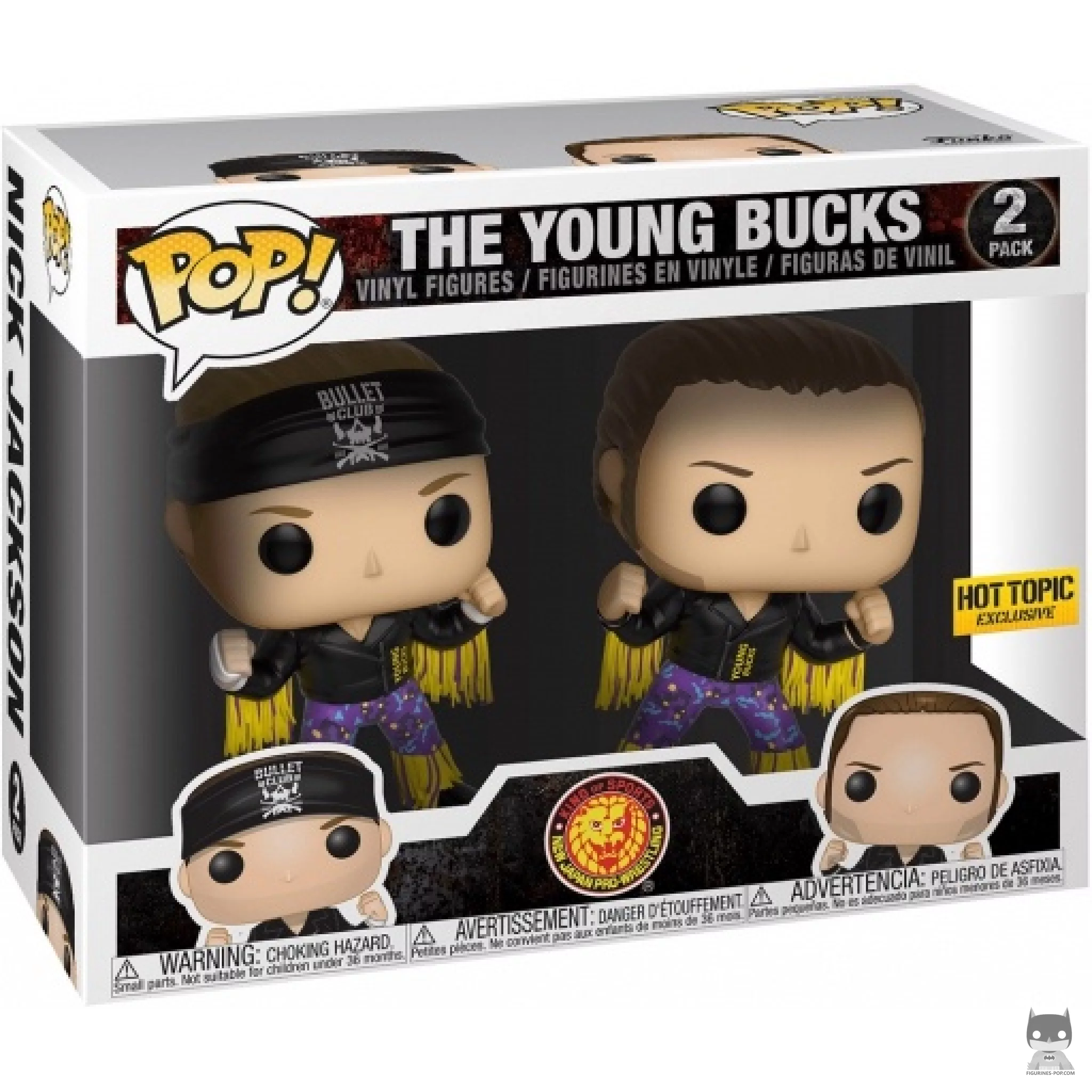 The Young Bucks Funko Pop! figure in its box