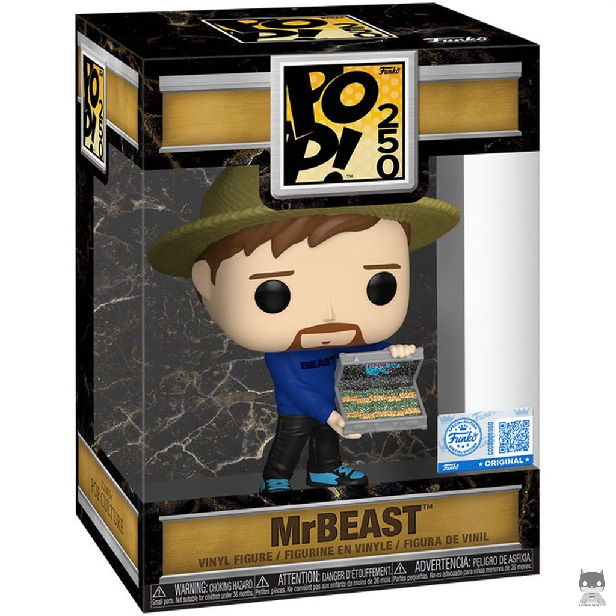 MrBeast Funko Pop! figure in its box