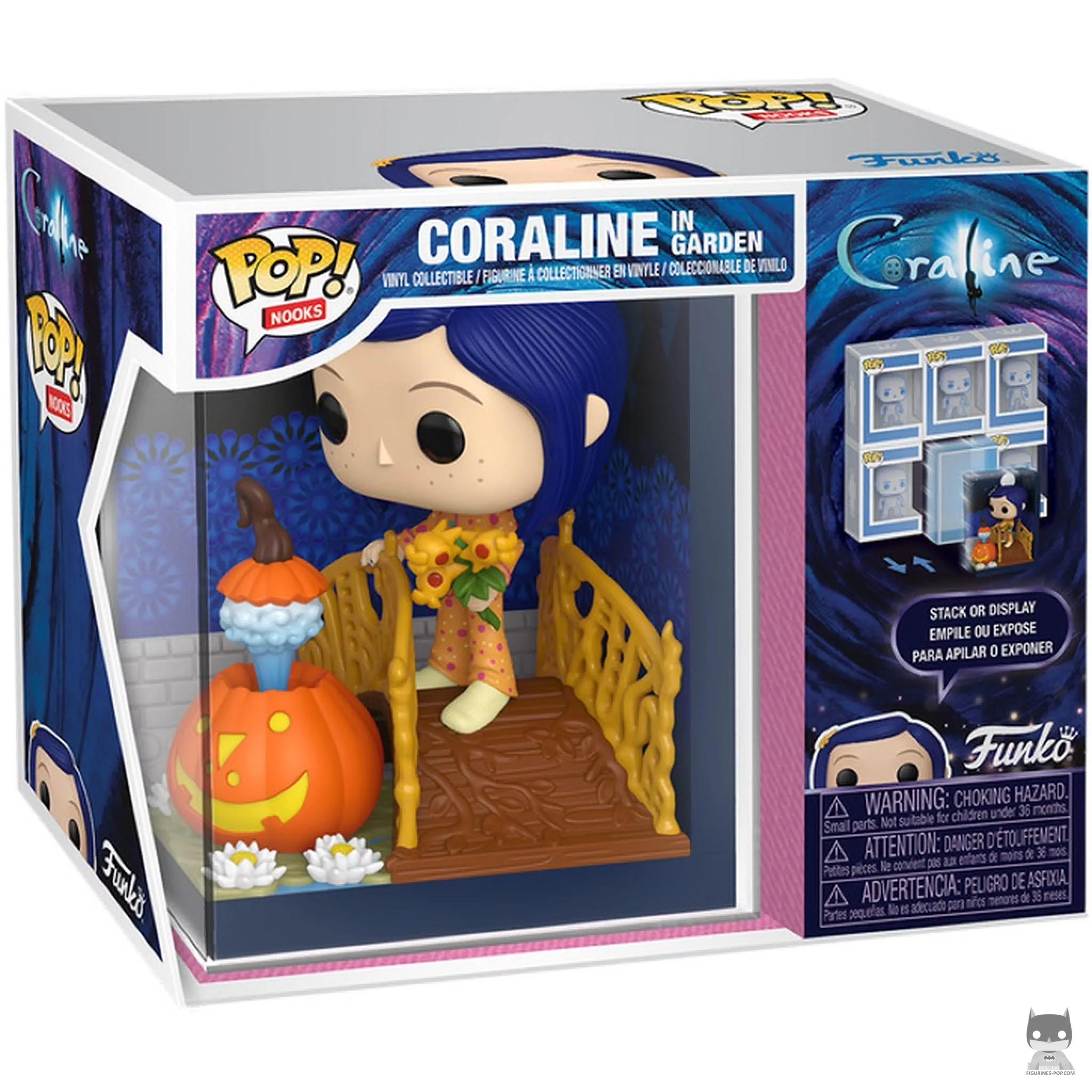 Coraline in Garden Funko Pop! figure in its box