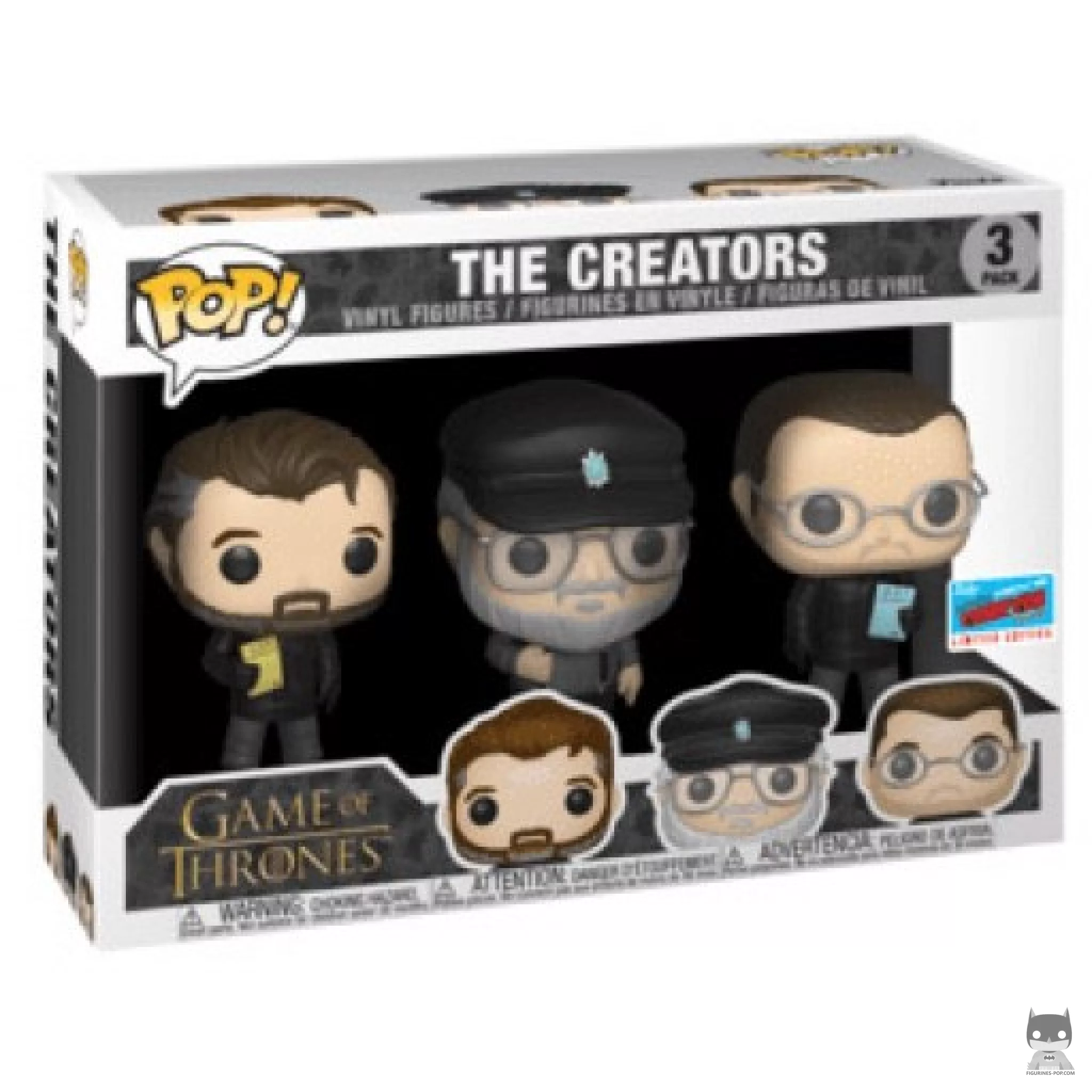 Game of Thrones Show Creators Funko Pop! figure in its box
