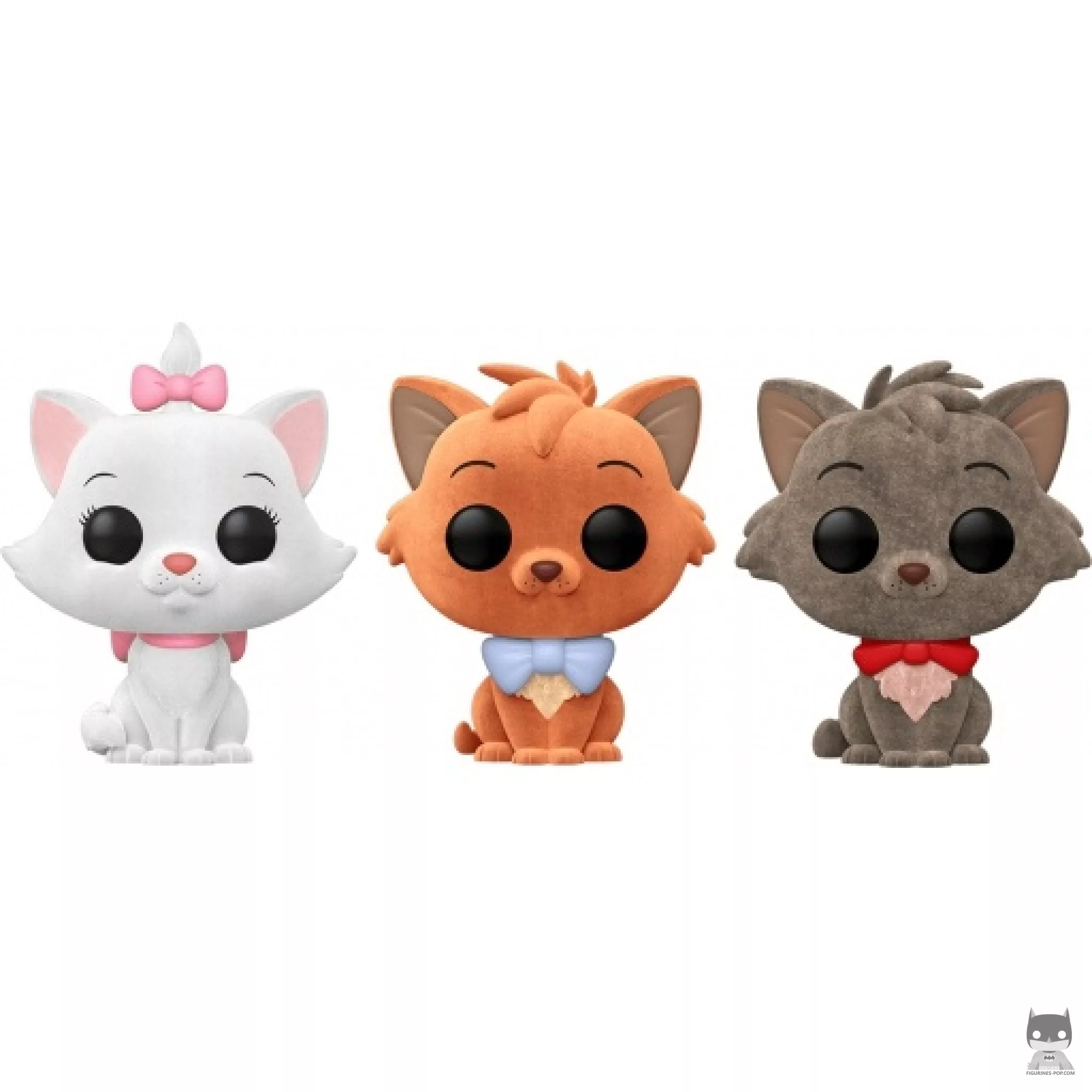 Marie, Toulouse & Berlioz (Flocked) Funko Pop! figure (Disney 100)