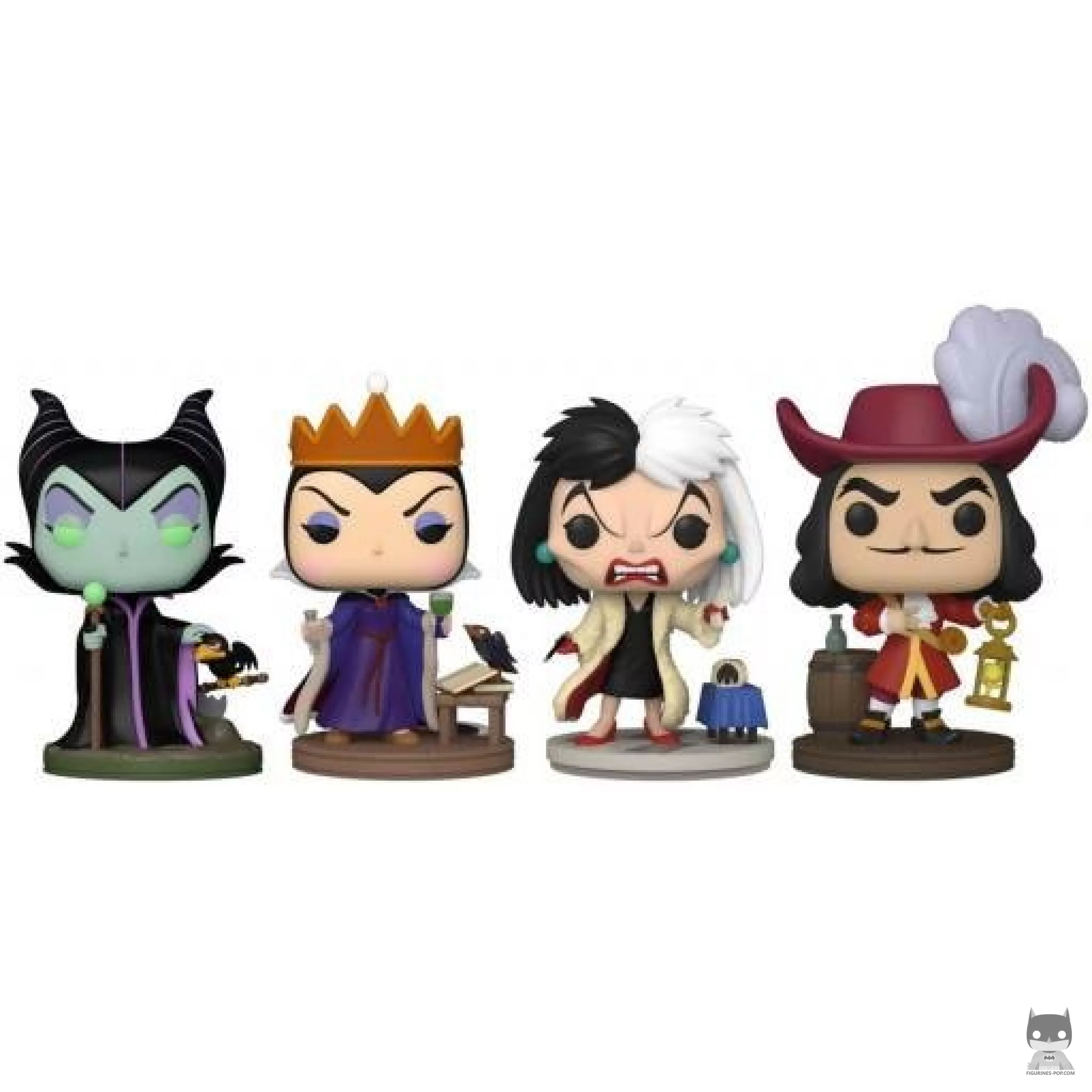 Maleficent, Evil Queen, Cruella de Vil & Captain Hook Funko Pop! figure (Disney Villains)