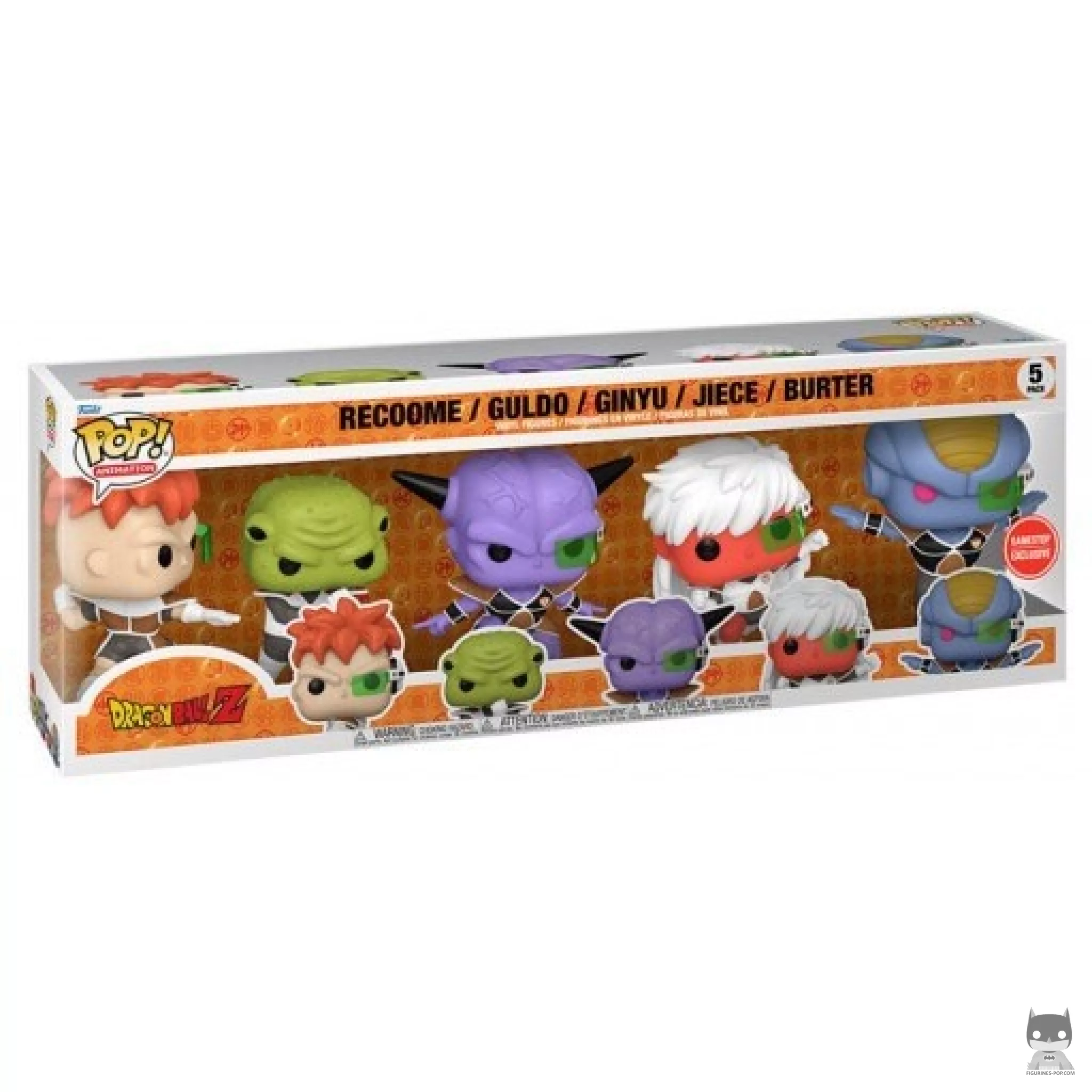 Ginyu Force Funko Pop! figure in its box