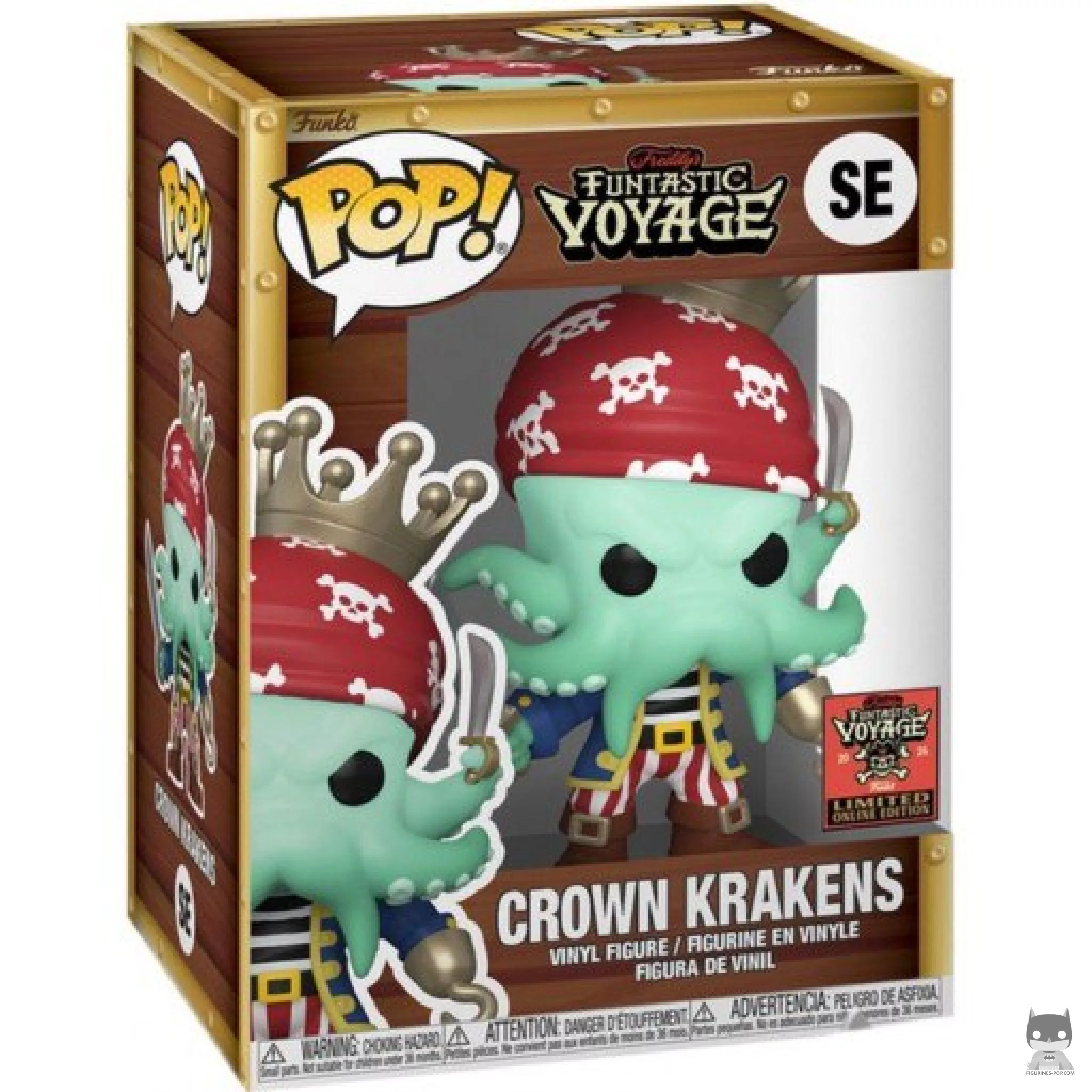 Crown Krakens Funko Pop! figure in its box