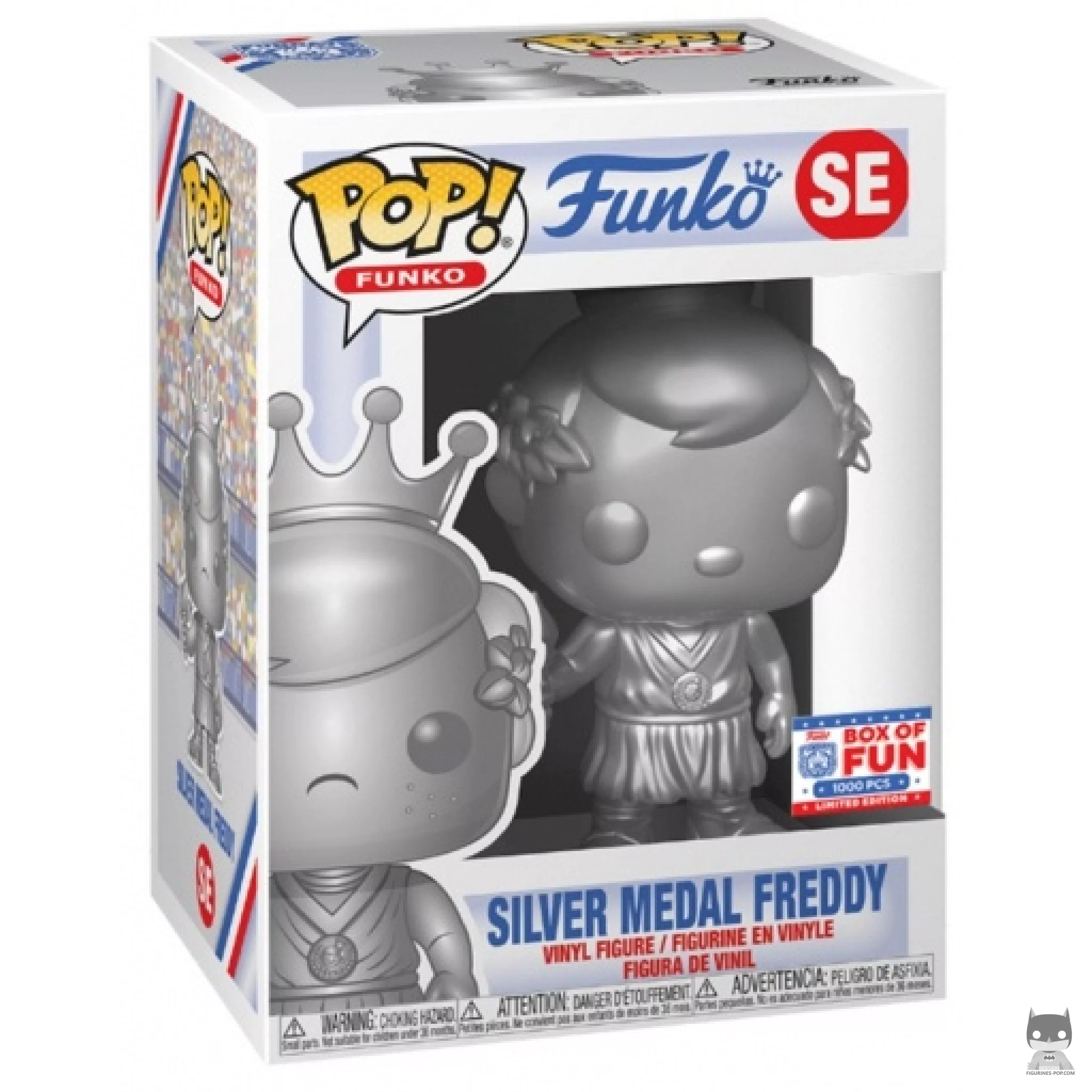 Bronze Medal Freddy (Metallic) Funko Pop! figure in its box