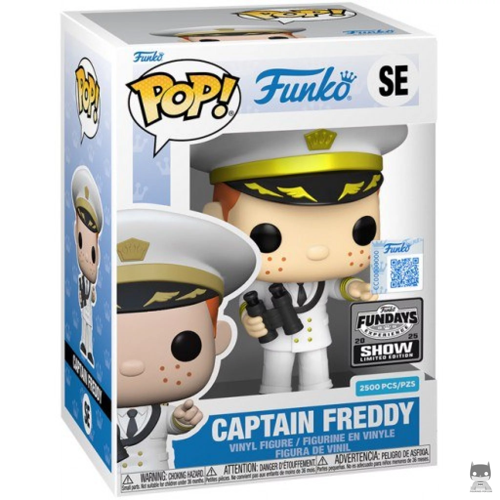 Captain Freddy Funko Pop! figure in its box
