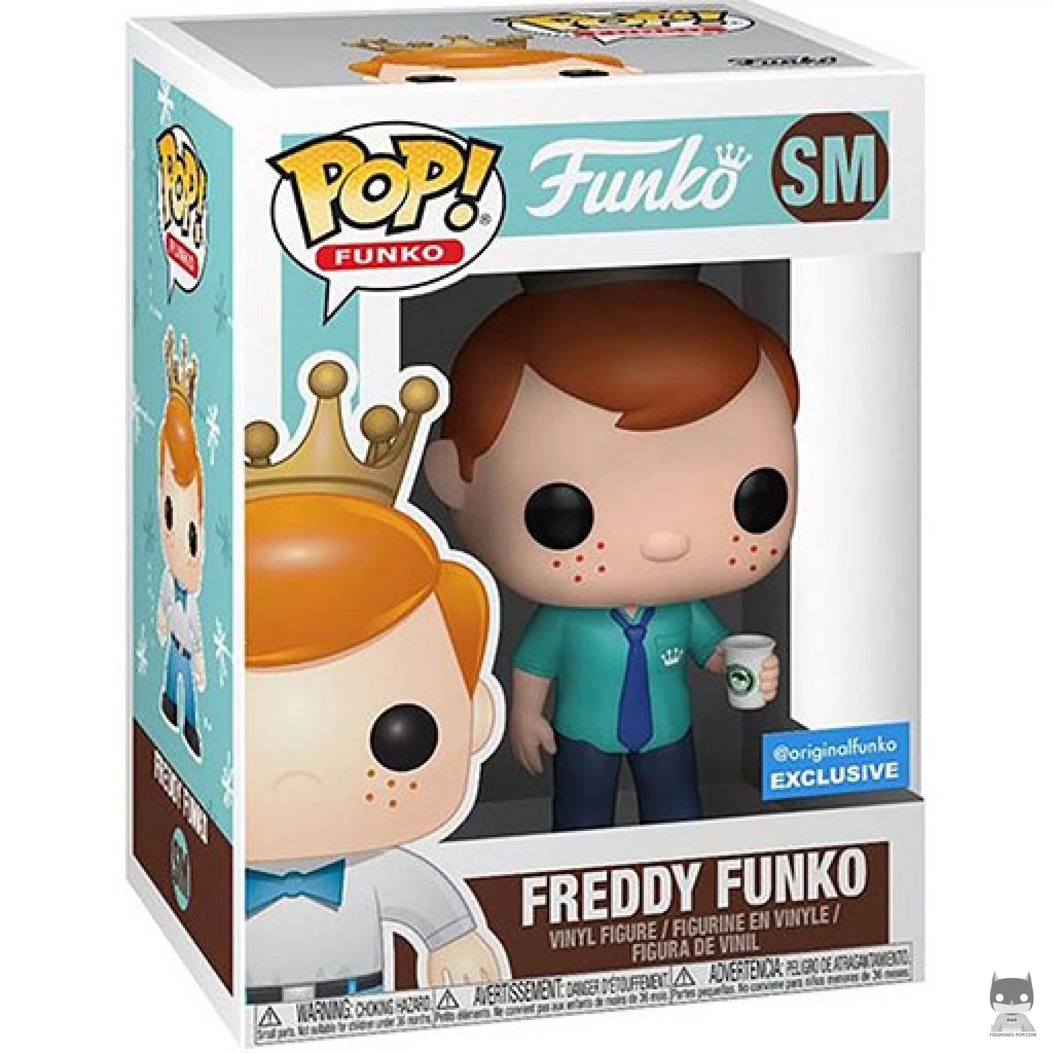 Freddy Funko as Social Media Funko Pop! figure in its box