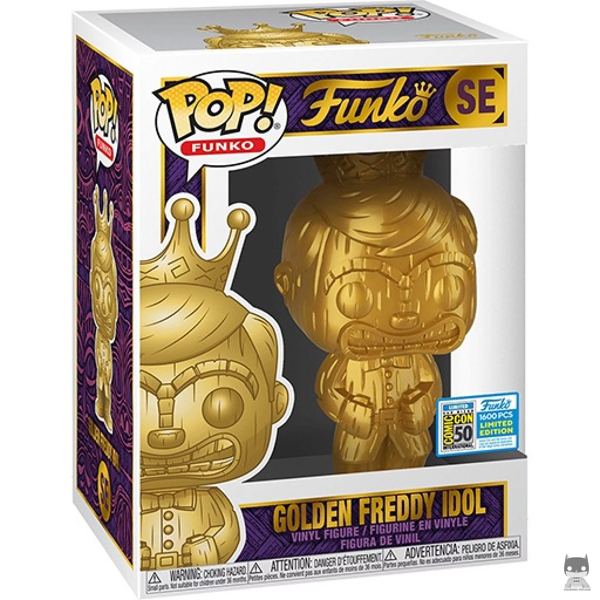 Golden Freddy Idol Funko Pop! figure in its box