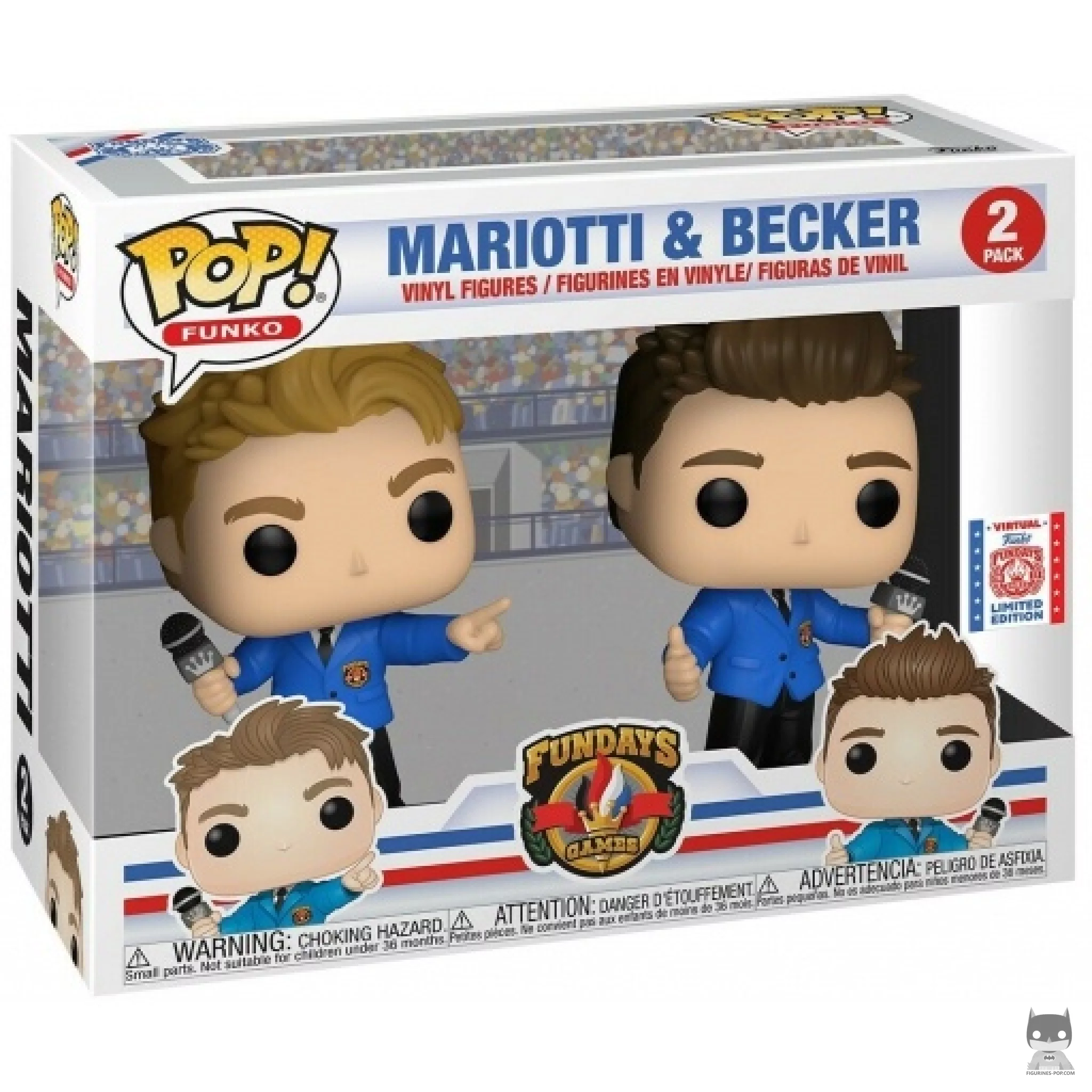 Mariotti & Becker Funko Pop! figure in its box