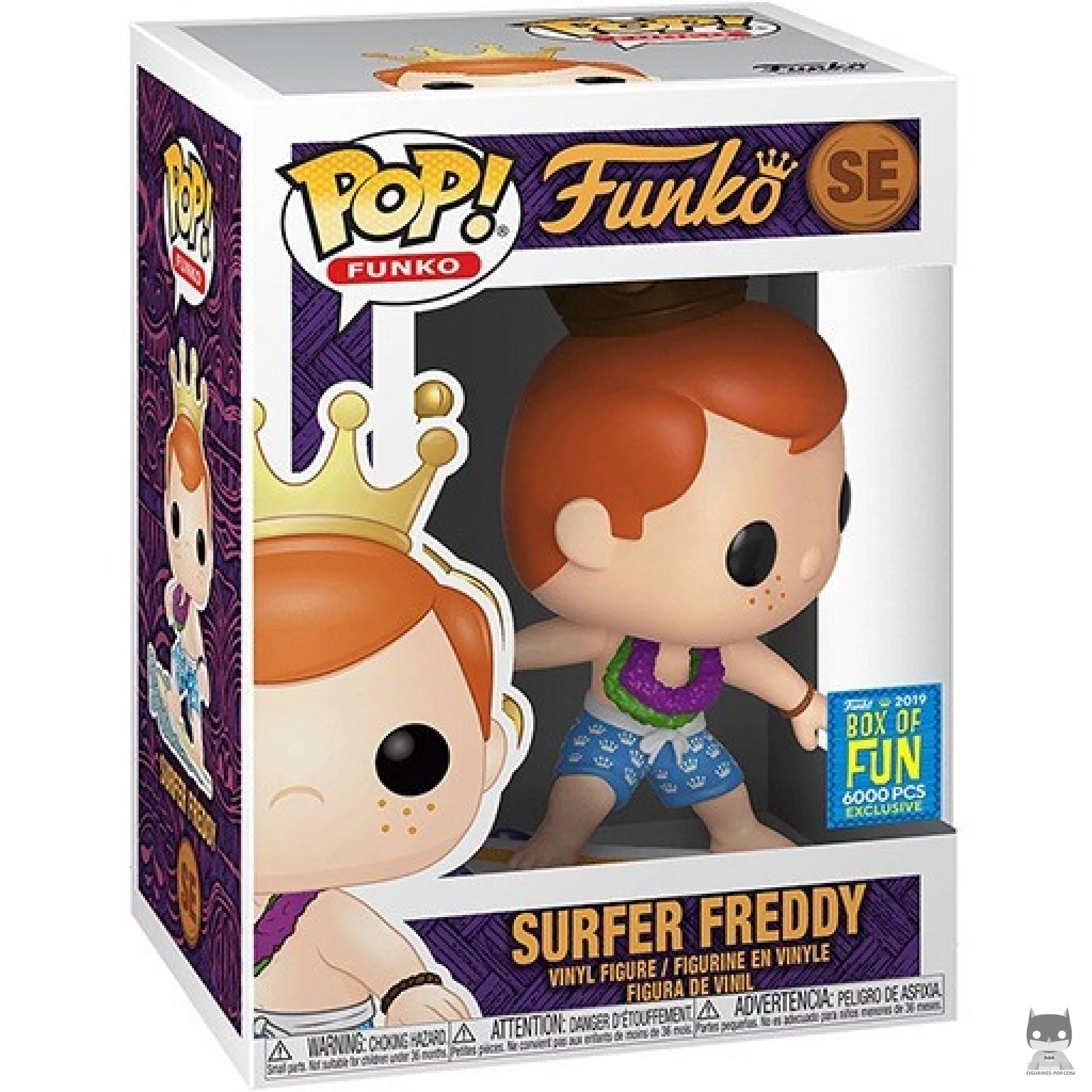 Surfer Freddy Funko Pop! figure in its box