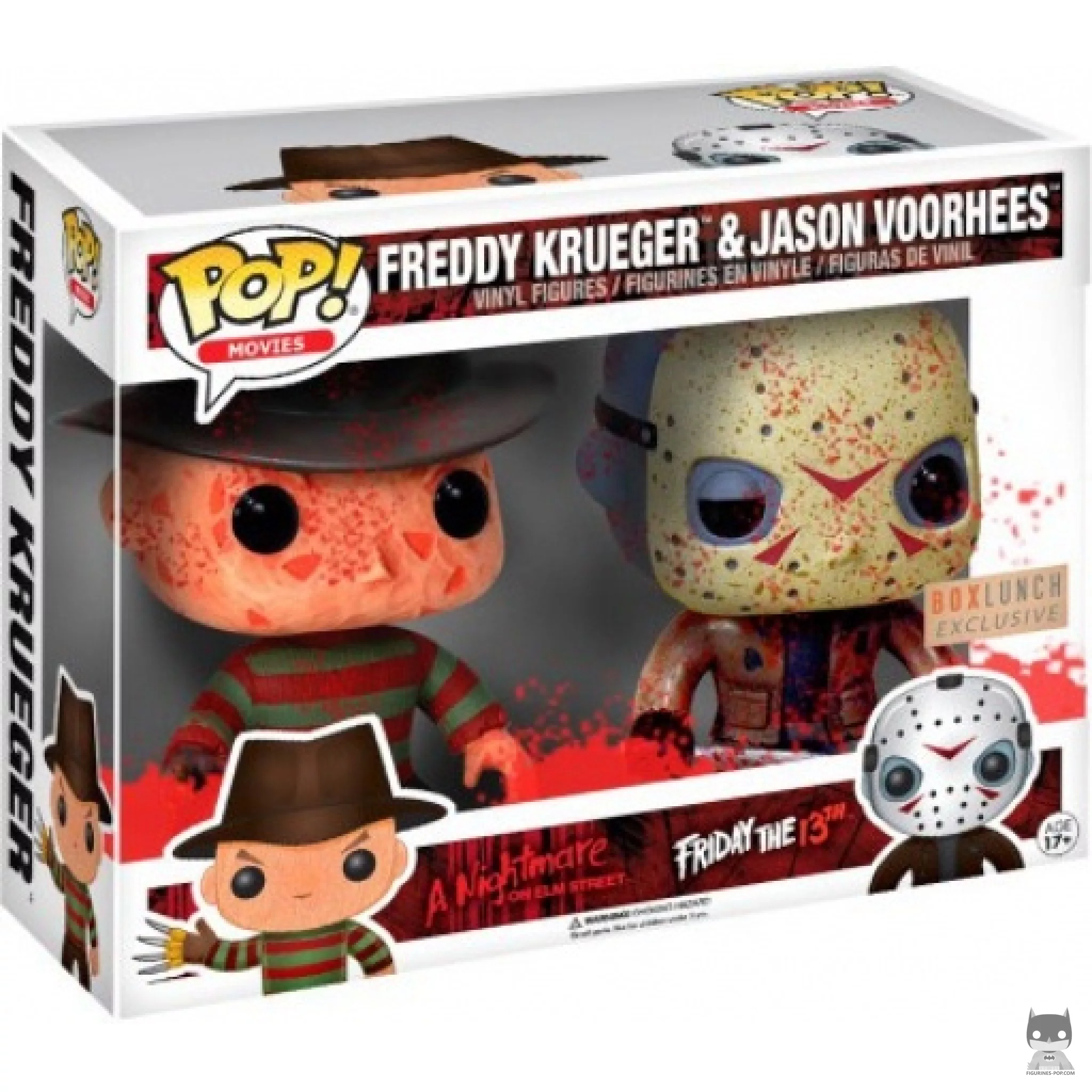Freddy Krueger & Jason Voorhees (Bloody) Funko Pop! figure in its box