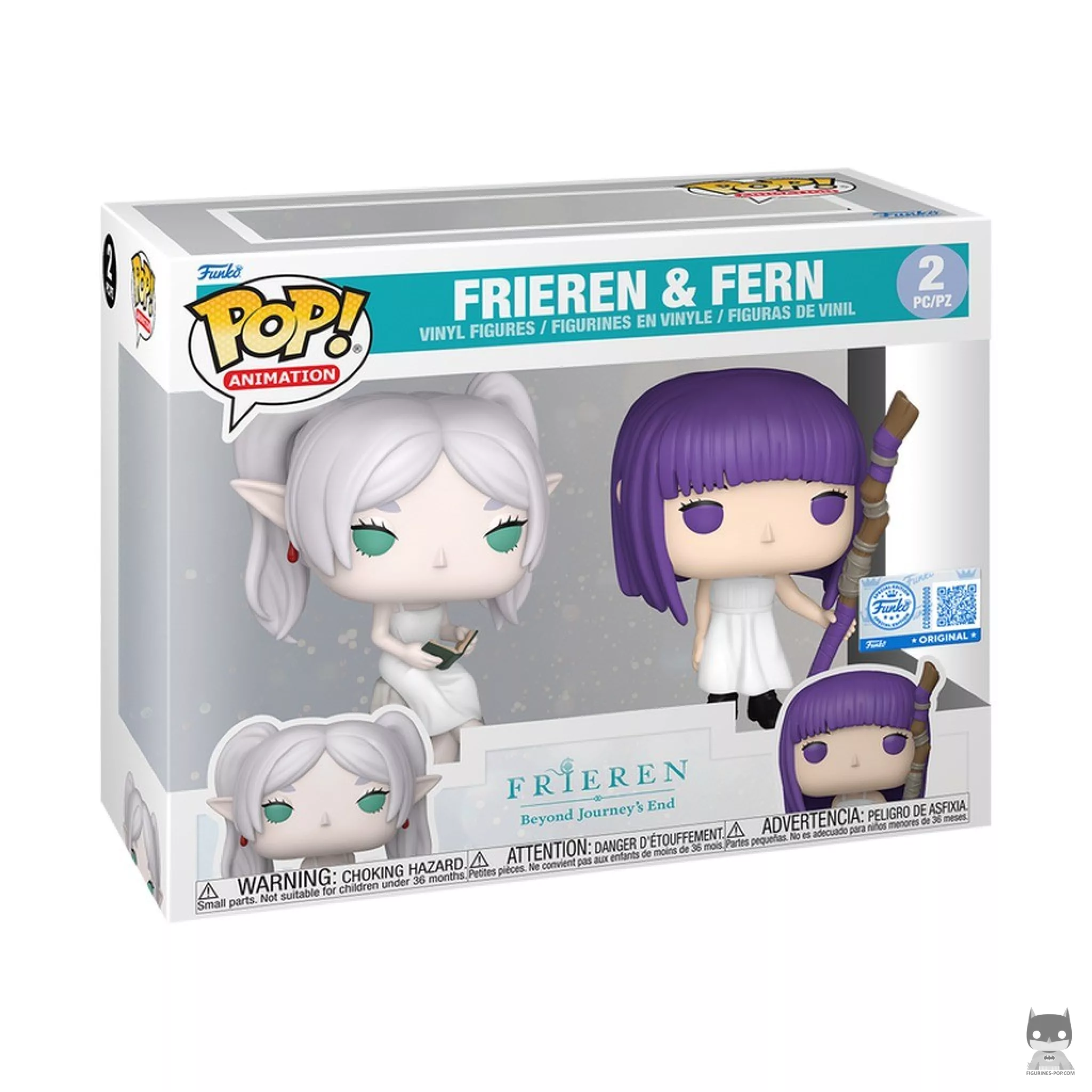 Frieren & Fern Funko Pop! figure in its box