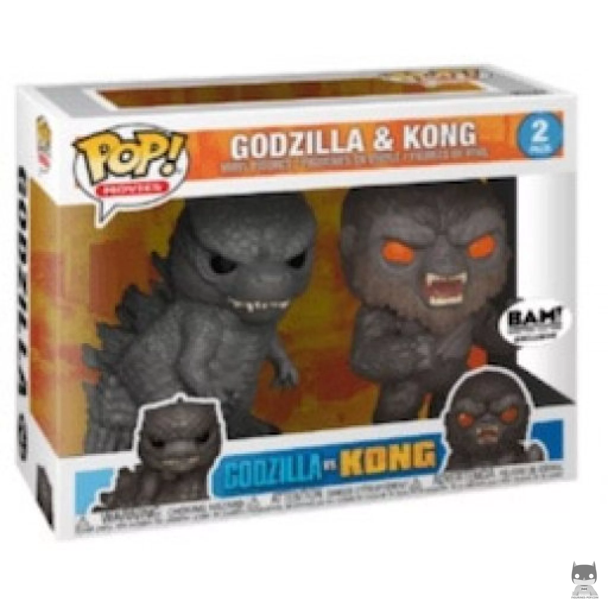 Godzilla & Kong Funko Pop! figure in its box