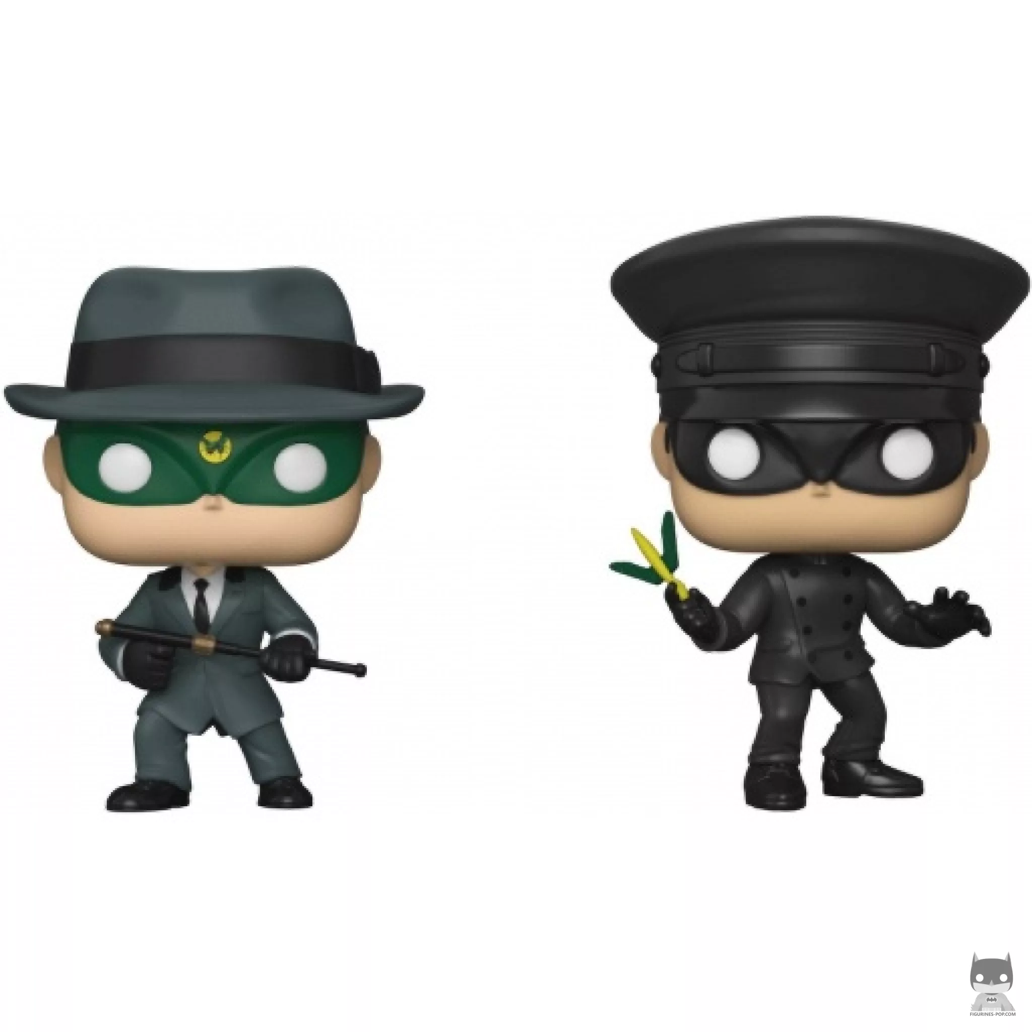 The Green Hornet (Grey Suit) & Kato Funko Pop! figure (Green Hornet)