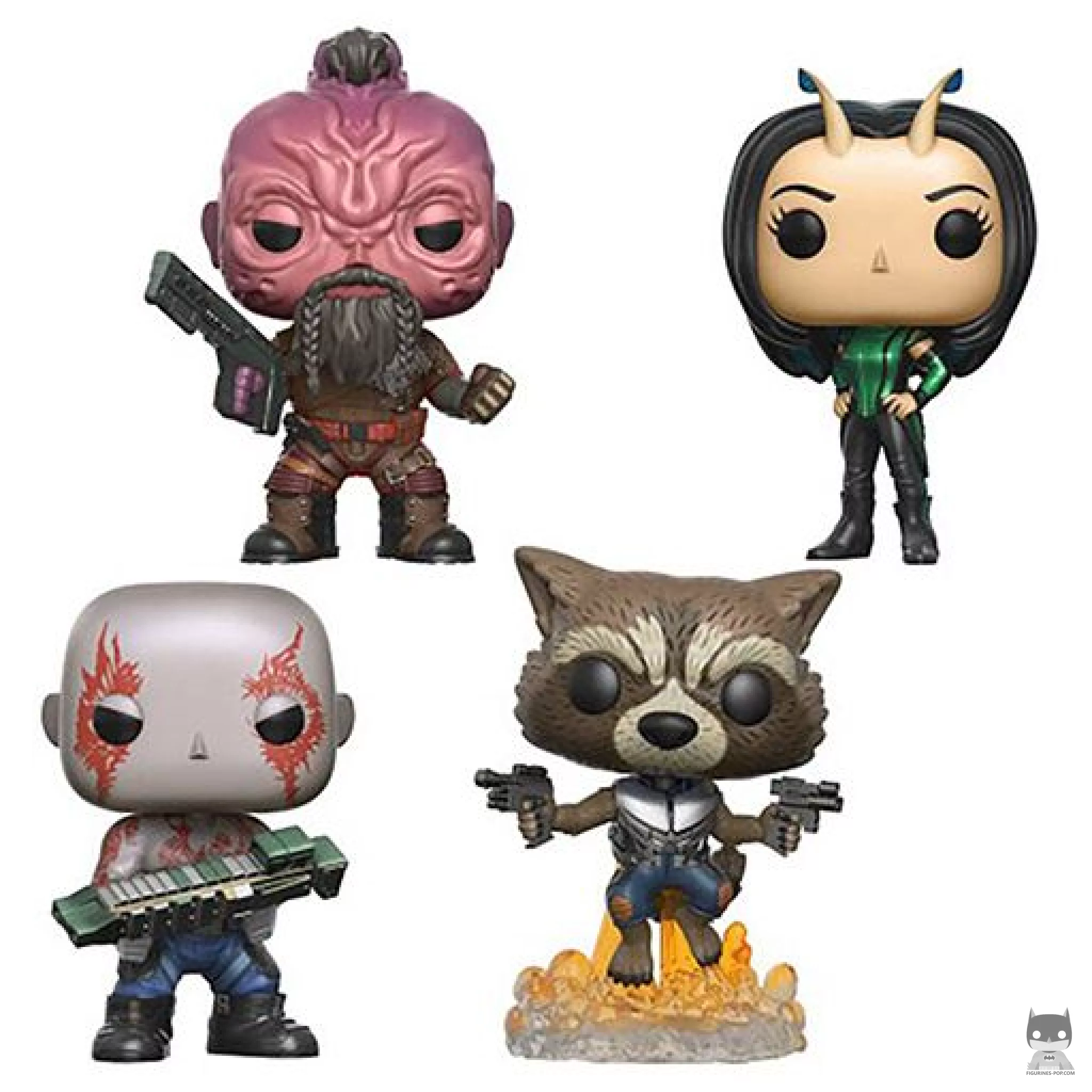 Drax, Rocket, Taserface & Mantis Funko Pop! figure (Guardians of the Galaxy vol. 2)