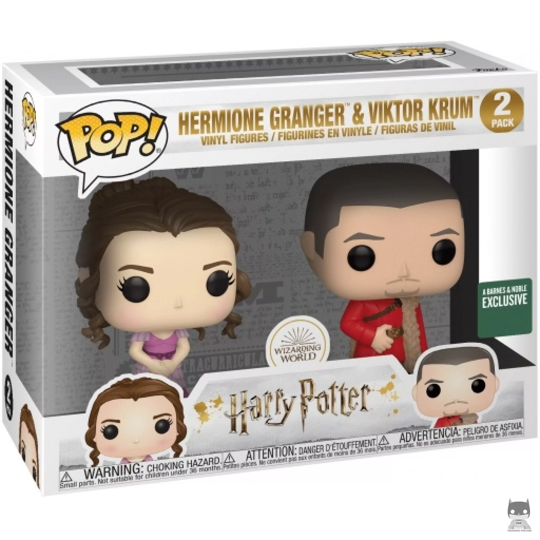 Hermione Granger & Viktor Krum at Yule Ball Funko Pop! figure in its box