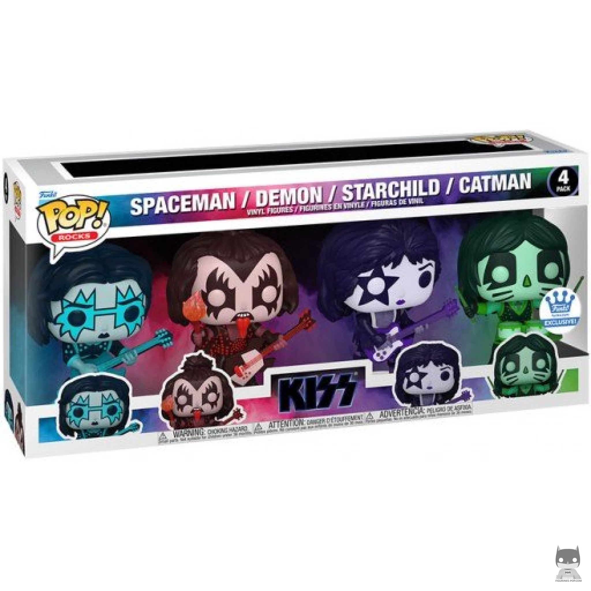 Spaceman, Demon, Starchild & Catman Funko Pop! figure in its box