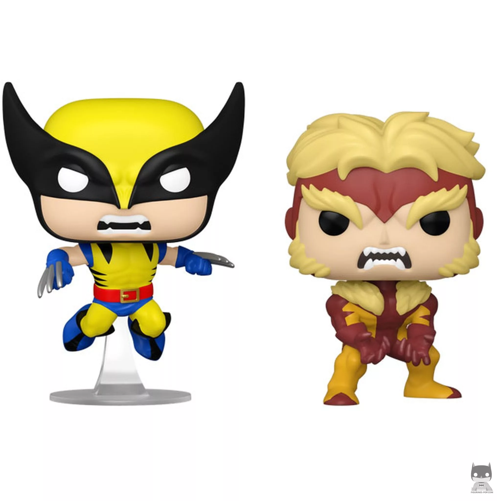 Wolverine & Sabretooth Funko Pop! figure (Marvel Comics)