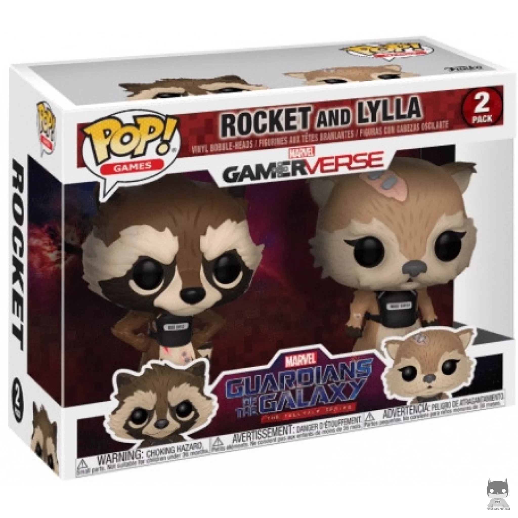 Rocket & Lylla Funko Pop! figure in its box