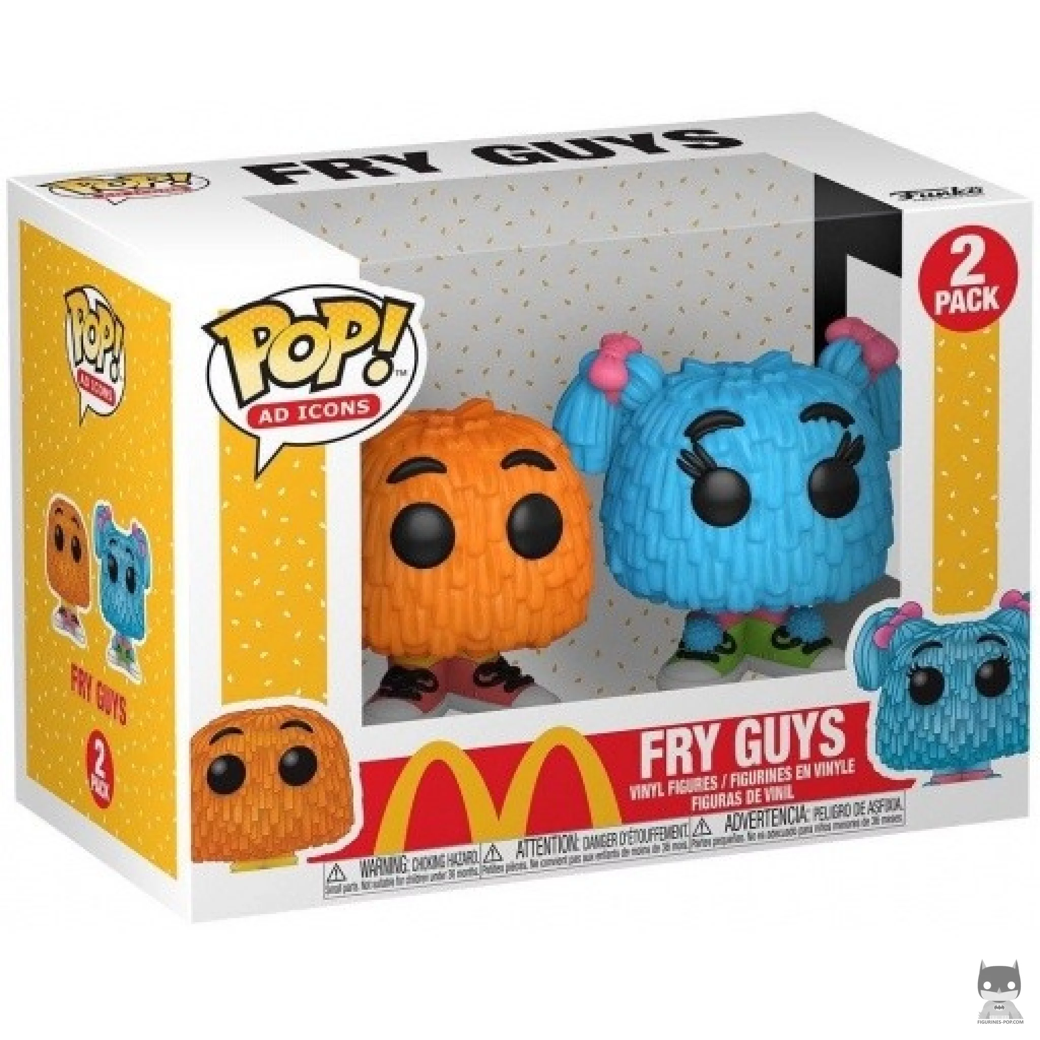 Fry Guys (Orange & Blue) Funko Pop! figure in its box
