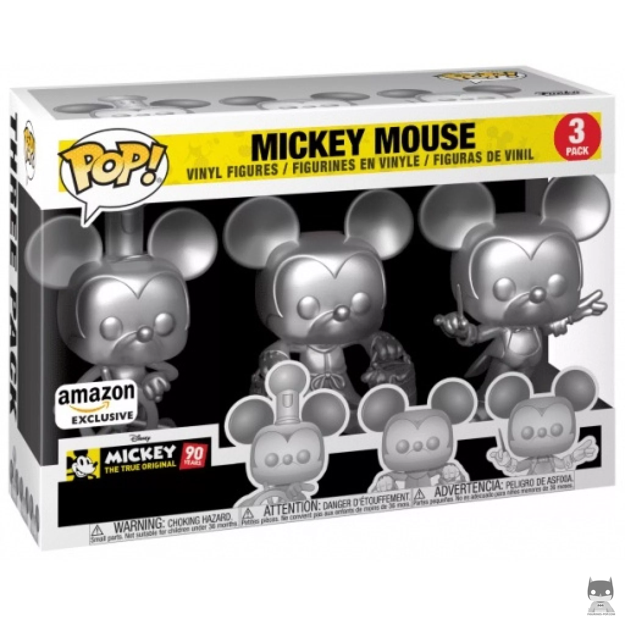 Mickey Mouse (Silver) Funko Pop! figure in its box